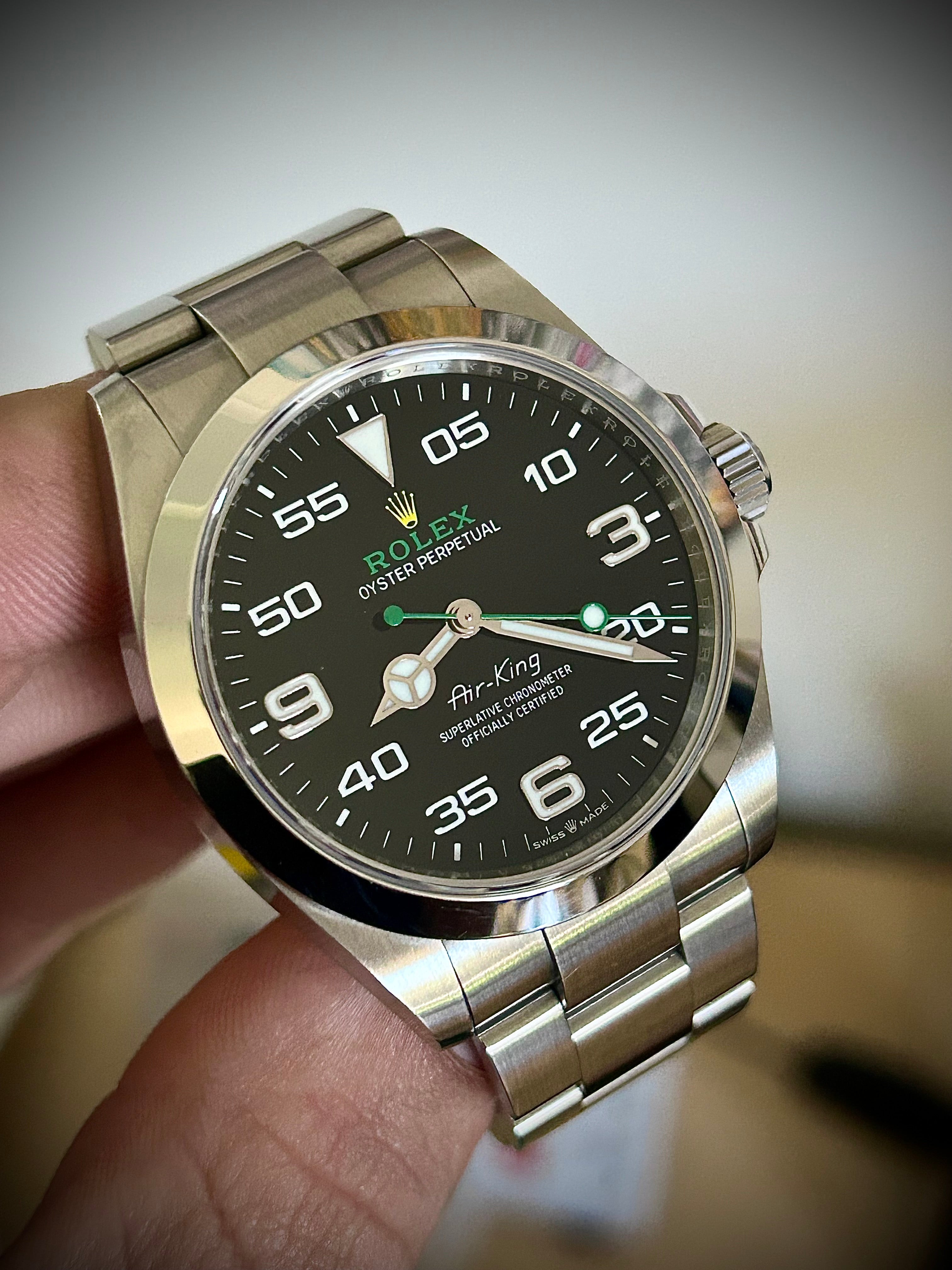 2024 ROLEX AIR KING, 126900, FULL SET, INC GST