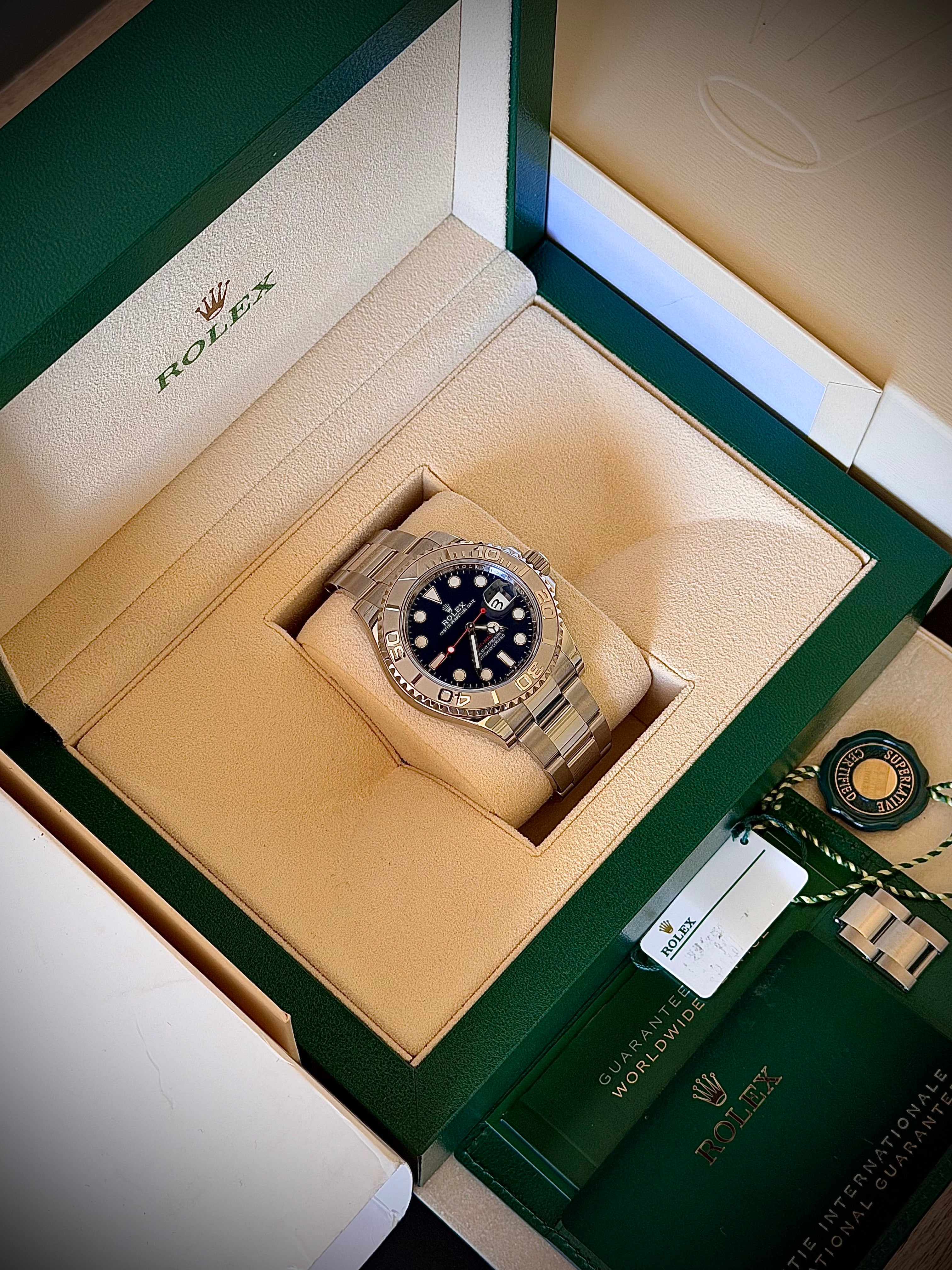 2023 ROLEX YACHT-MASTER 40, BLUE DIAL, 126622, BOX AND PAPERS, INC GST