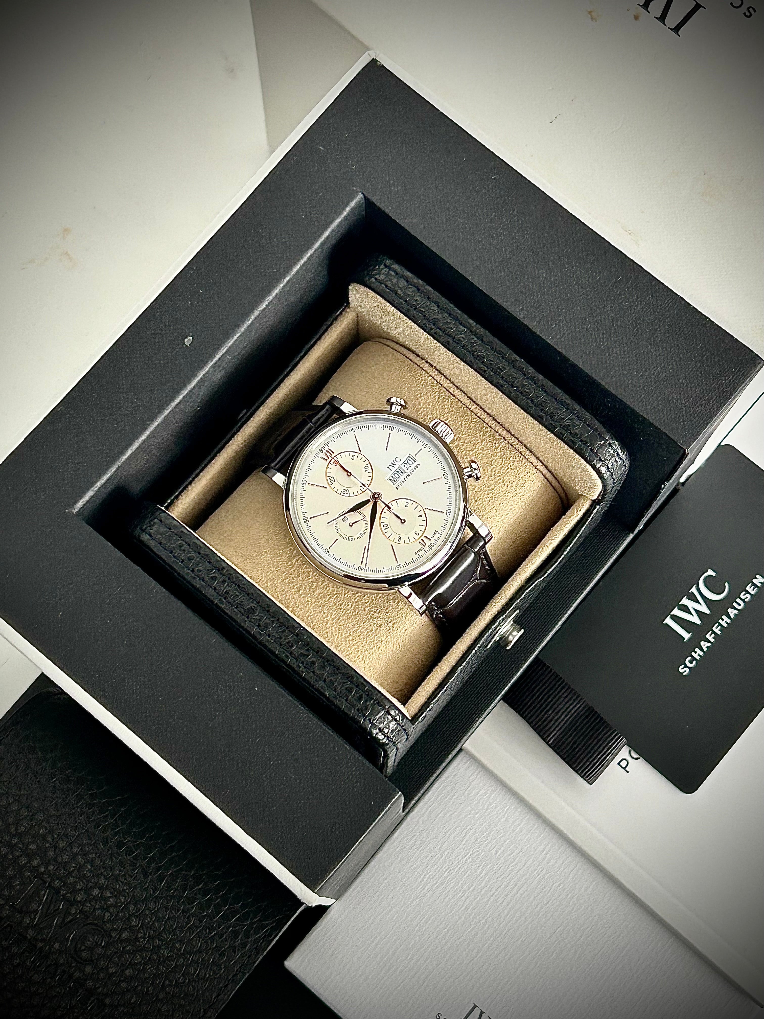 2023 IWC PORTOFINO CHRONOGRAPH, FULL SET, INC GST