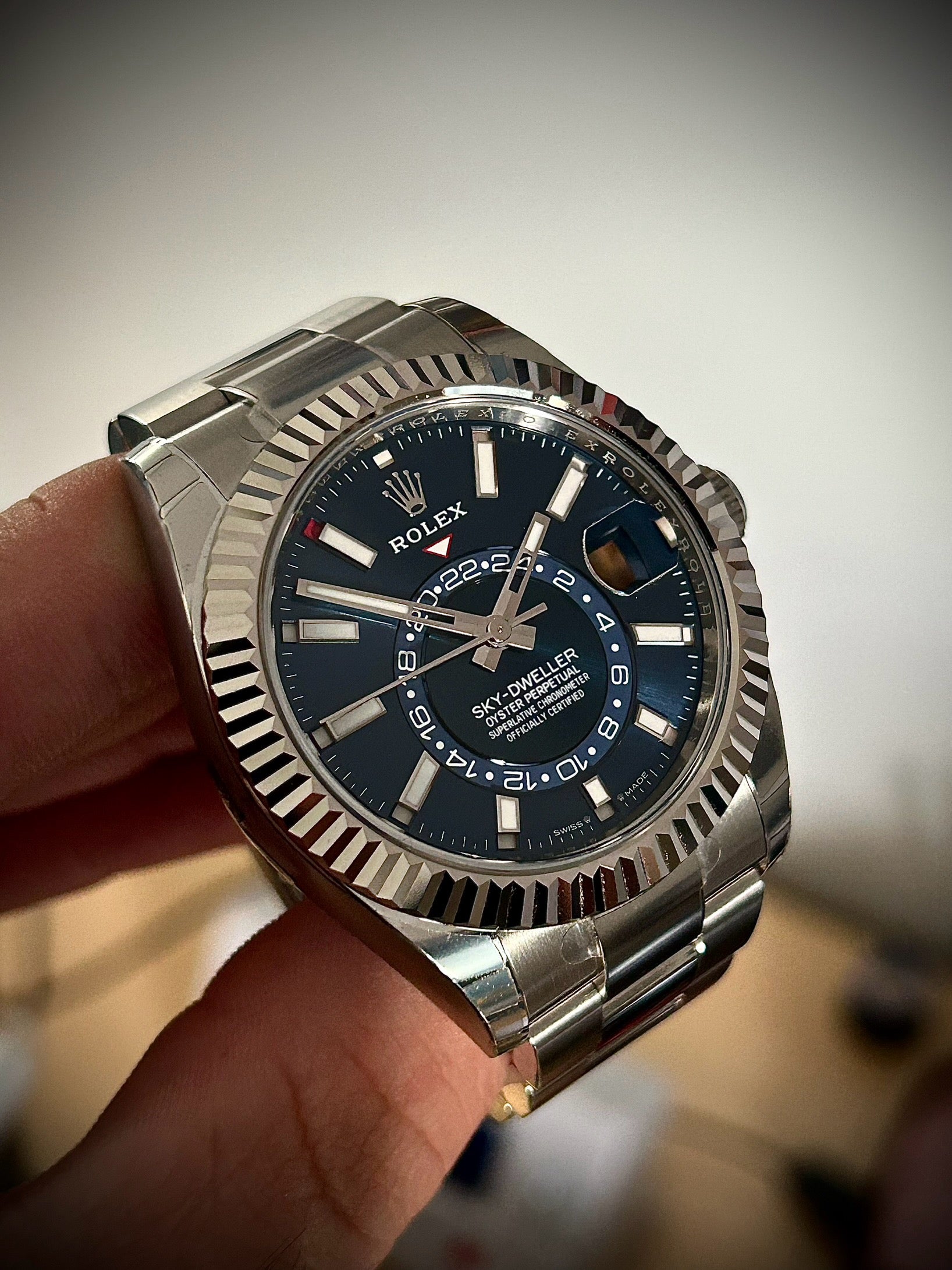 2024 ROLEX SKY DWELLER, BLUE DIAL, 336934, FULL SET, INC GST