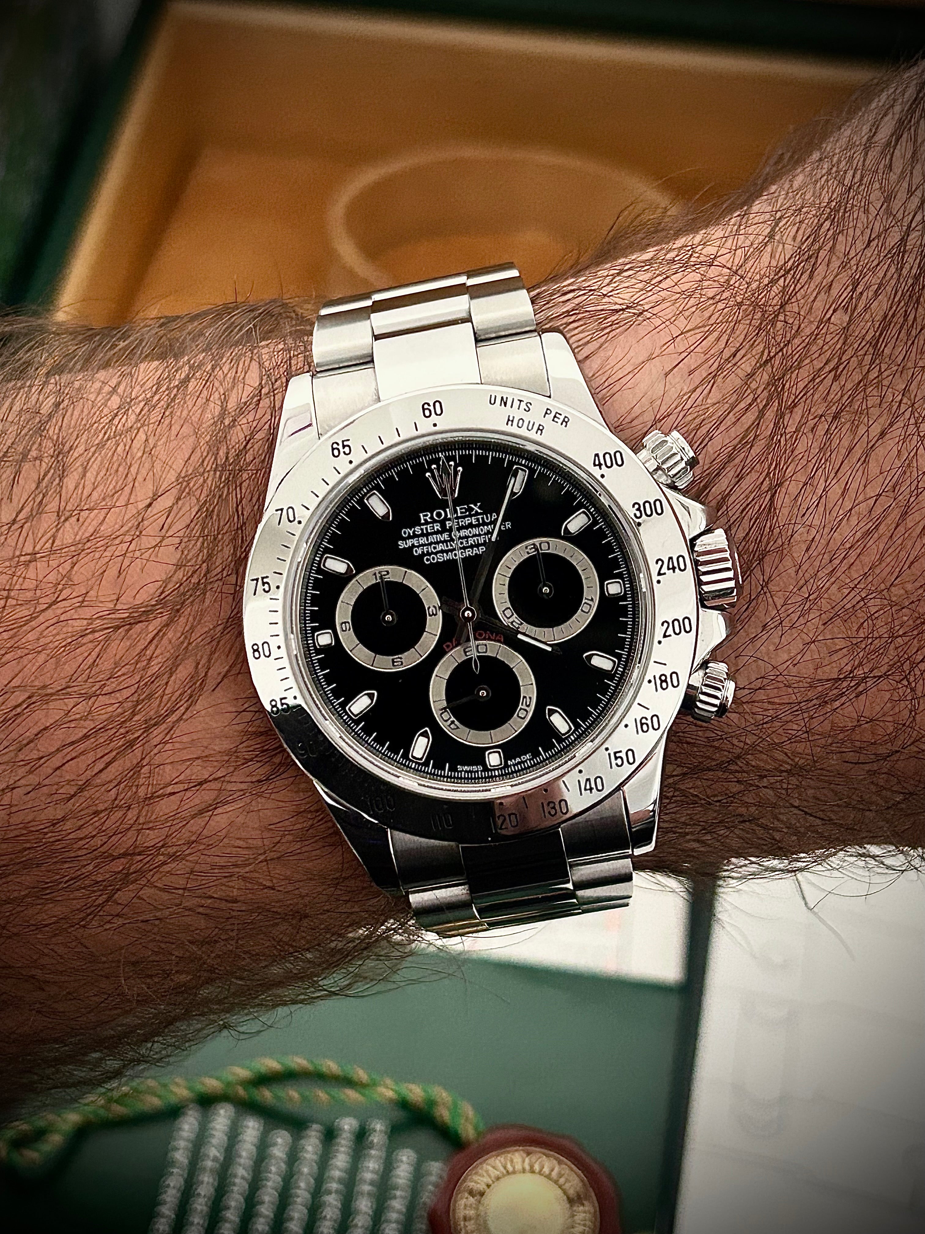 2004 ROLEX DAYTONA 116520, FULL SET, INC GST