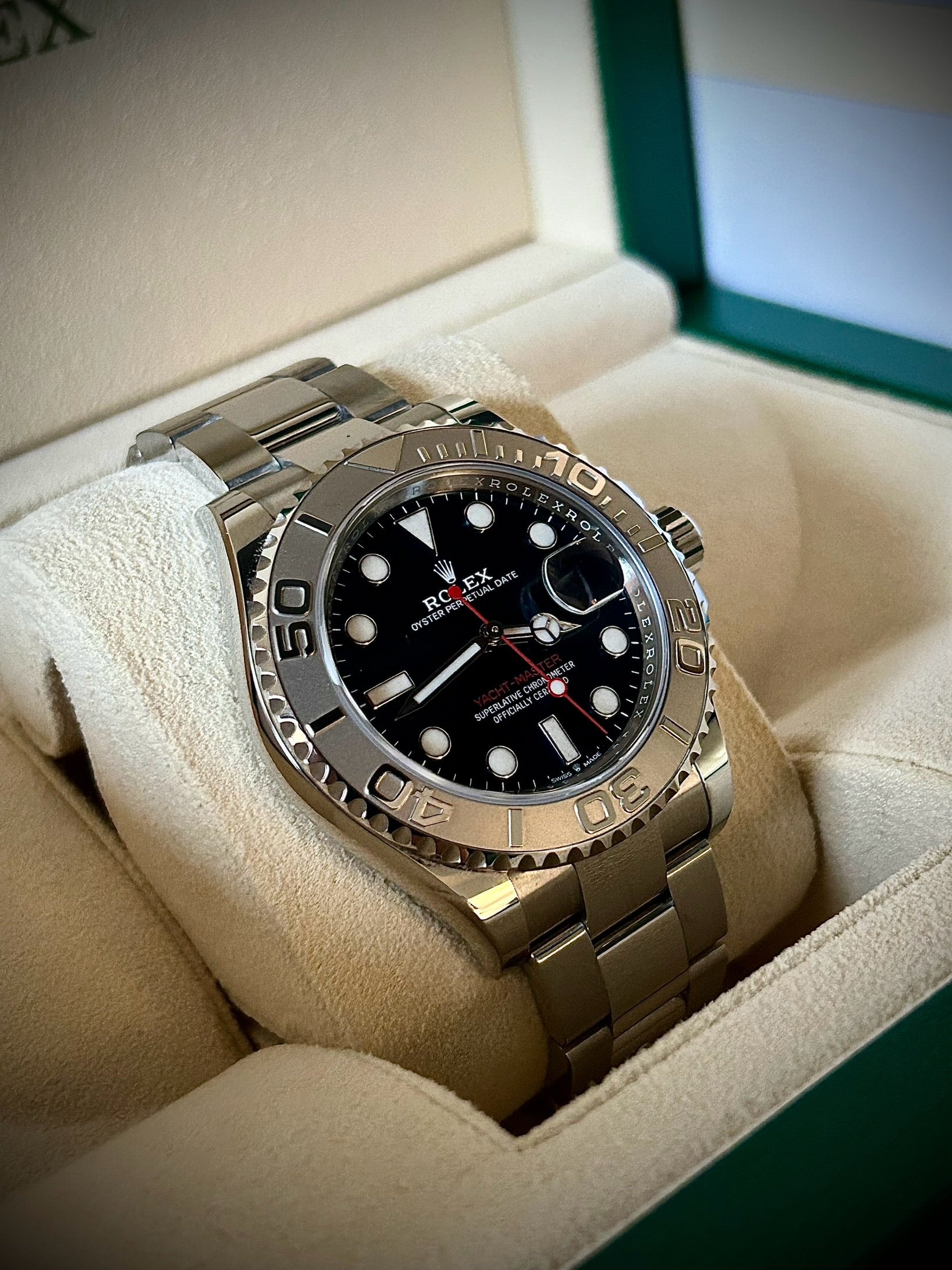 2023 ROLEX YACHT-MASTER 40, BLUE DIAL, 126622, FULL SET