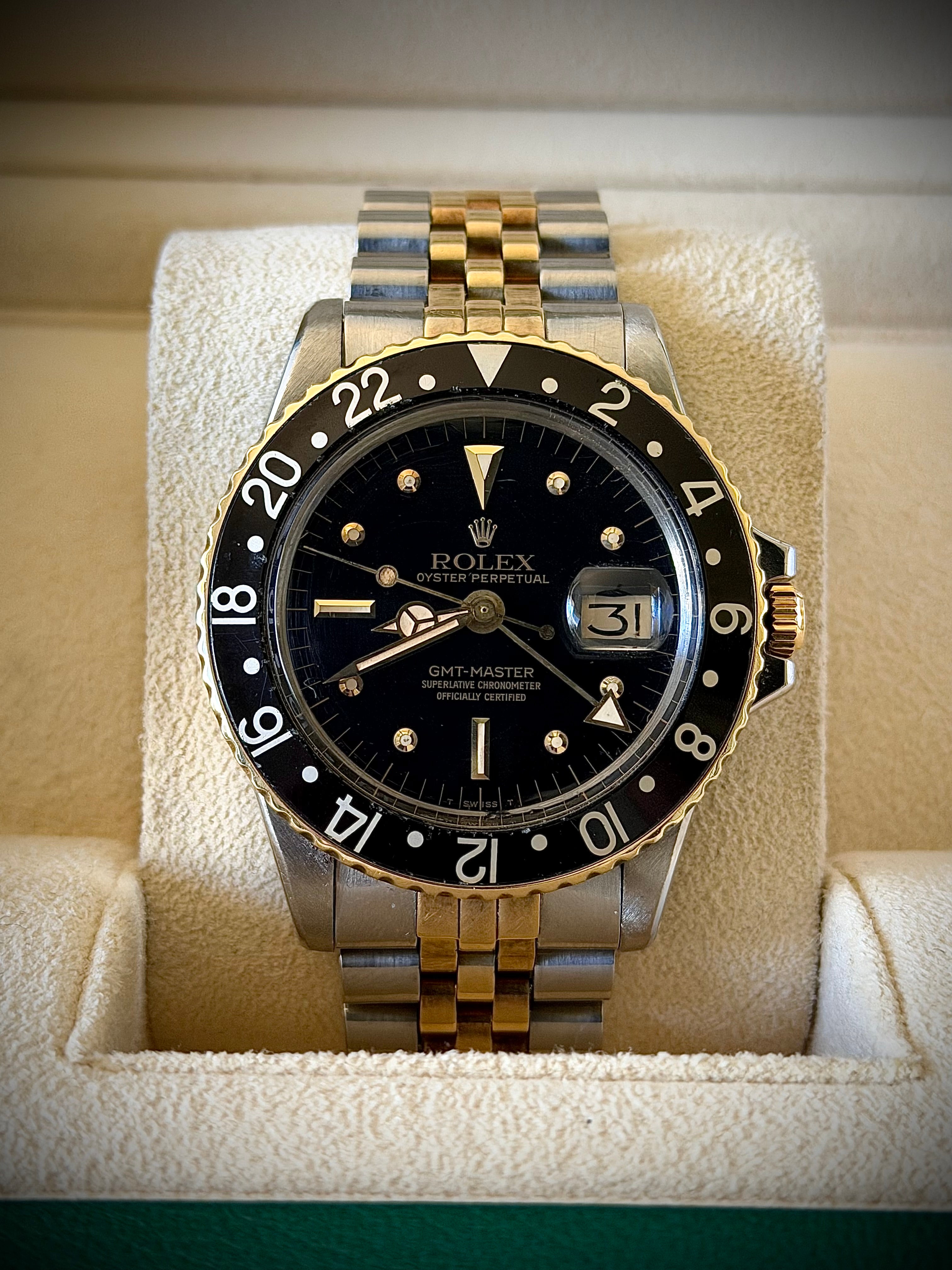 1972 ROLEX GMT-MASTER, 1675, WATCH ONLY, INC GST