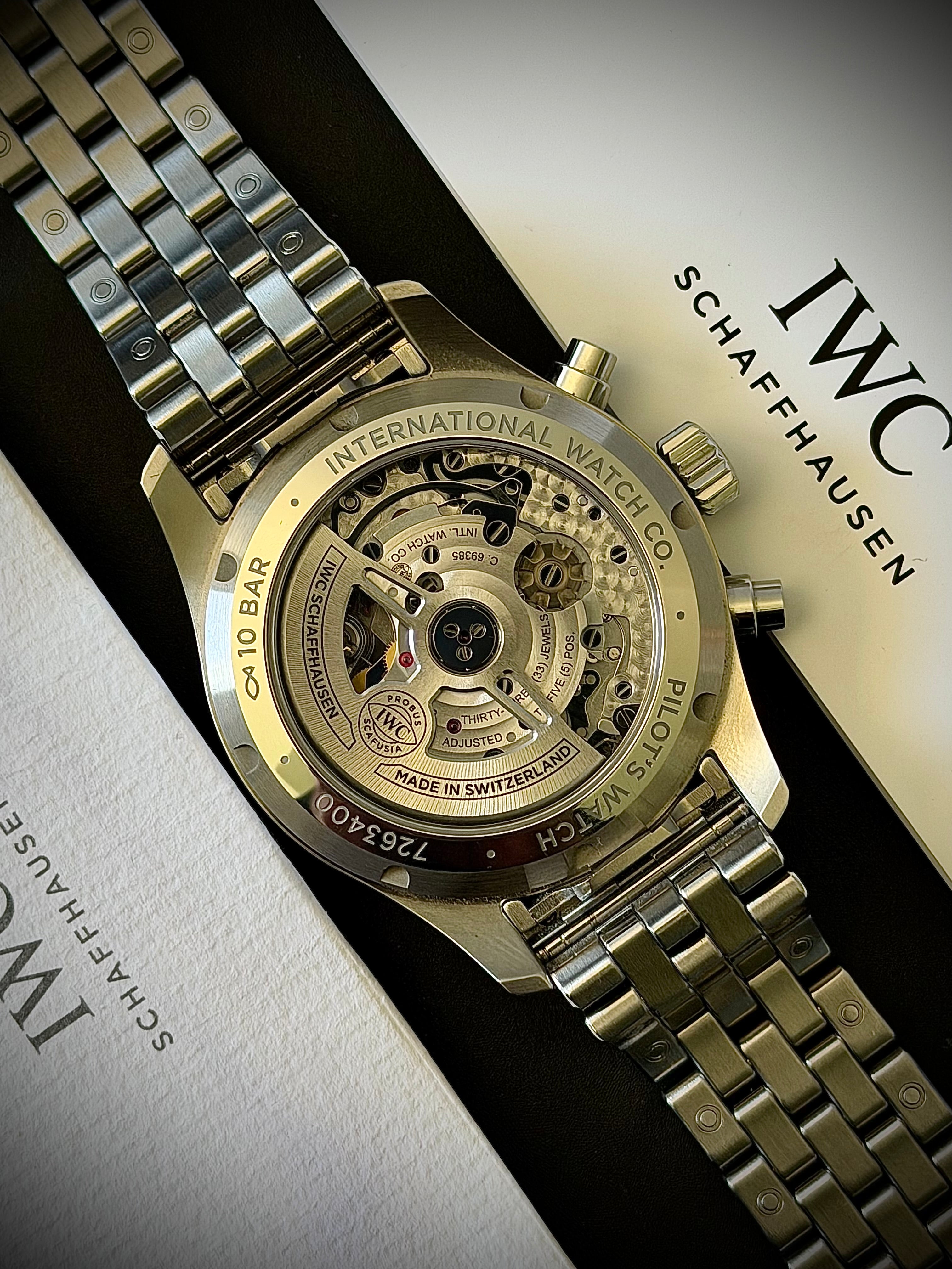 2022 IWC PILOT’S WATCH CHRONOGRAPH 41, IW388102, FULL SET, INC GST