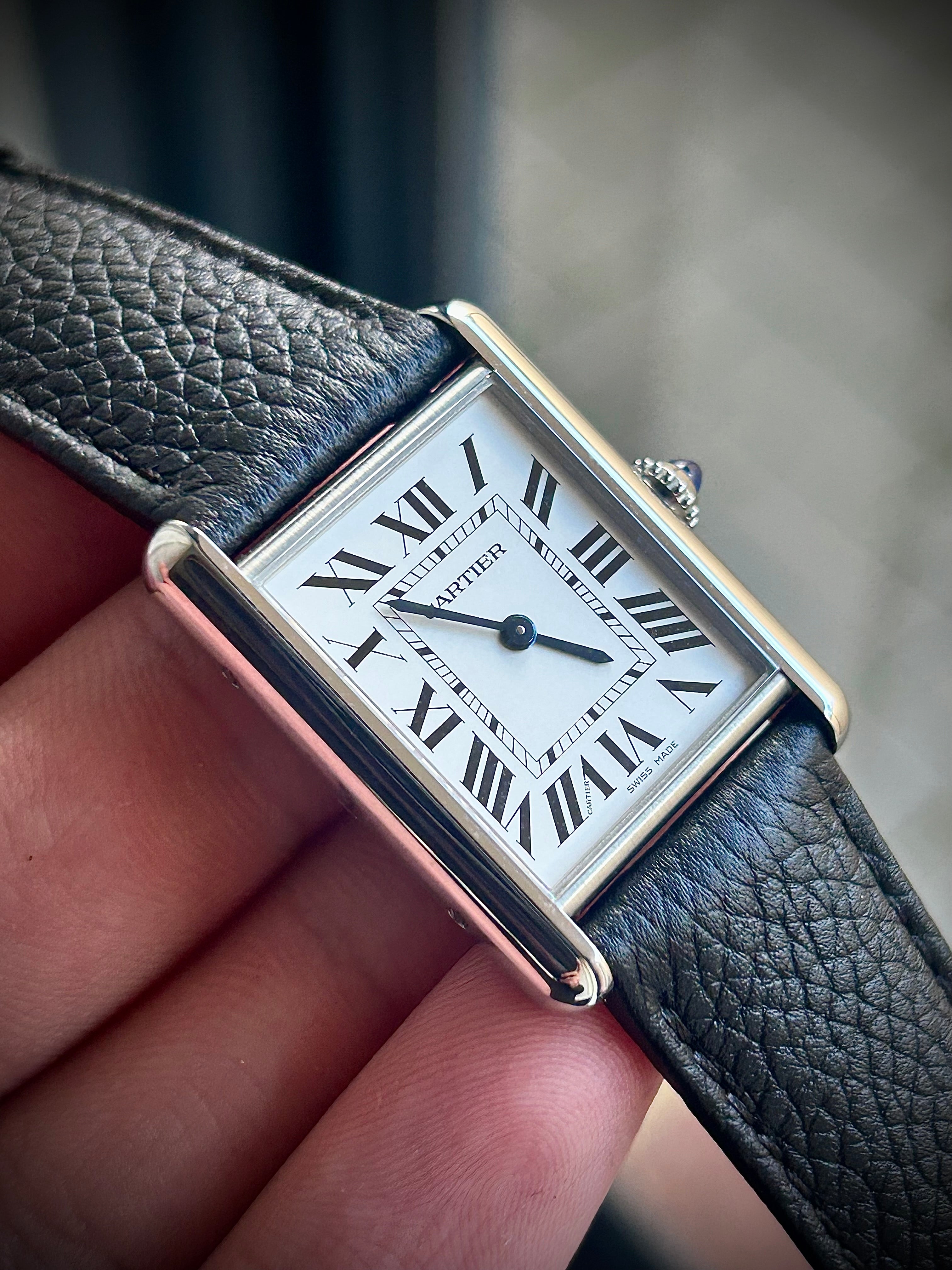 2023 CARTIER TANK MUST QUARTZ LARGE, FULL SET, INC GST