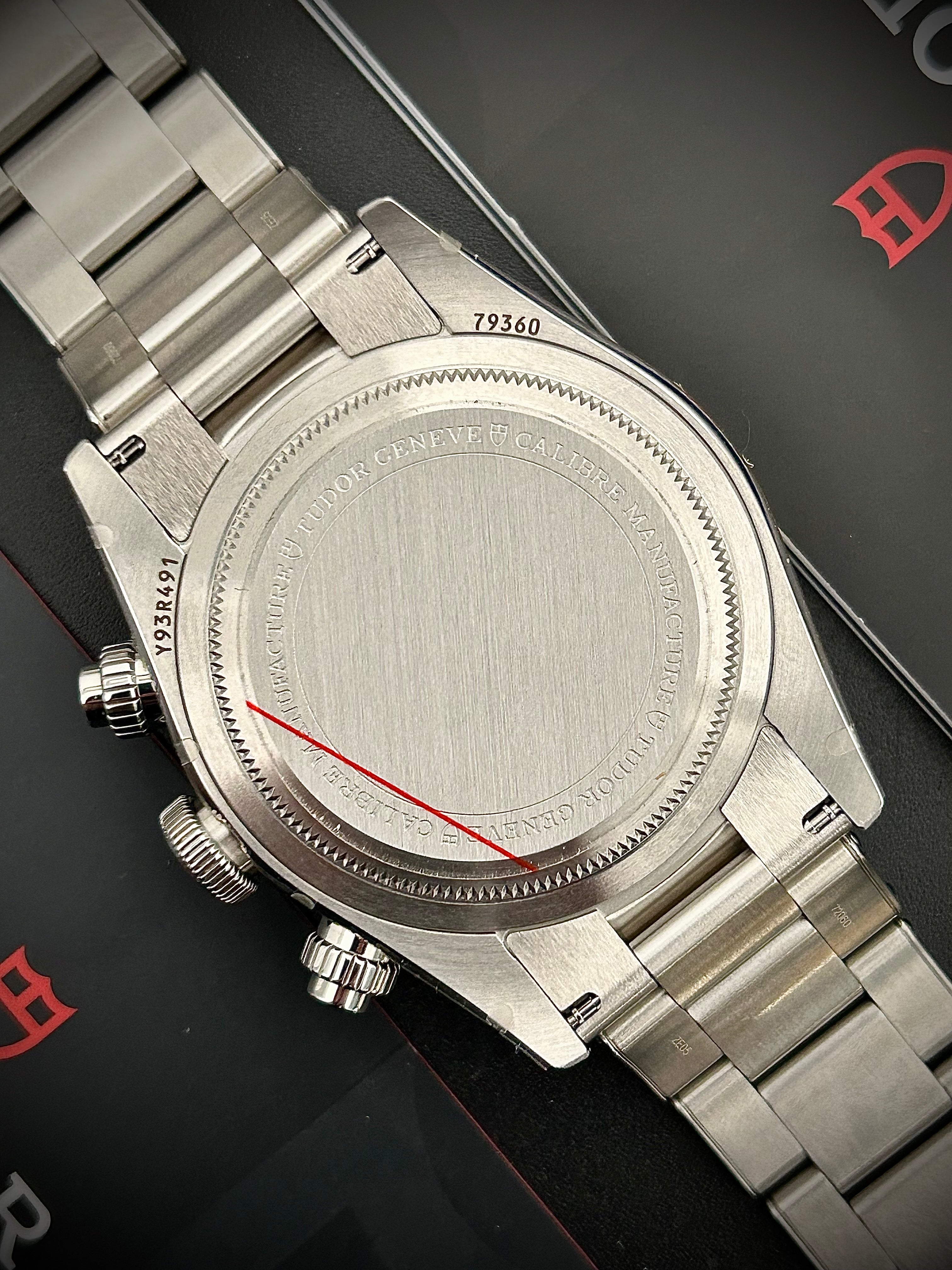 2021 TUDOR BLACK CHRONO “PANDA”, FULL SET, INC GST