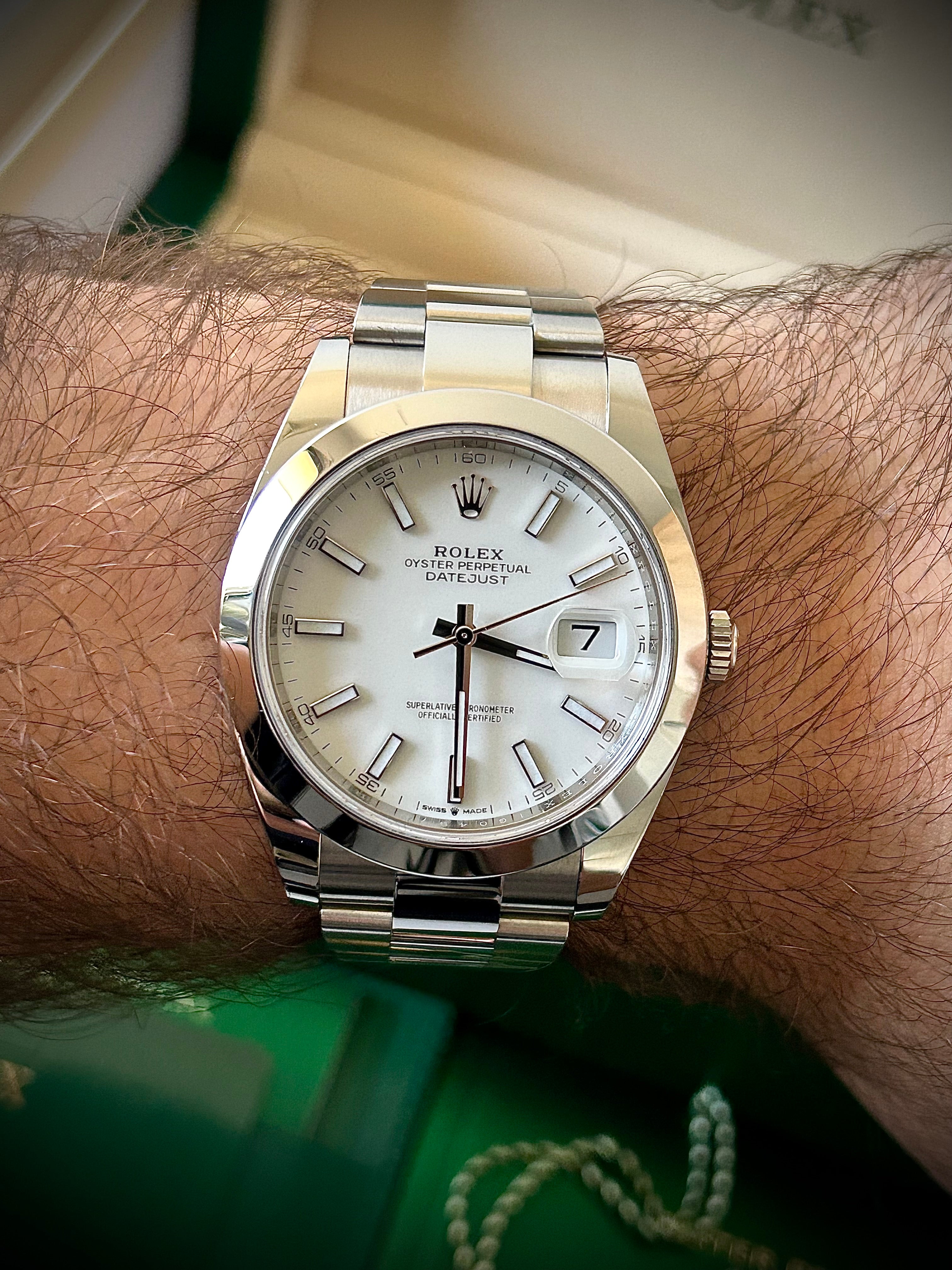2021 ROLEX DATEJUST 41, 126300, FULL SET, INC GST
