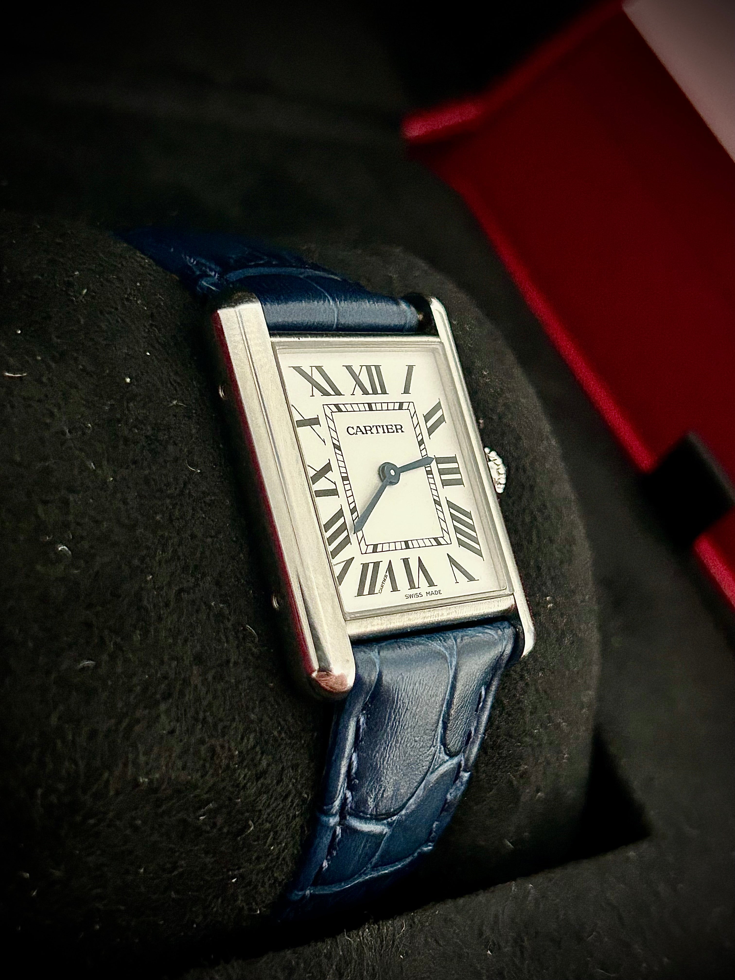 2022 CARTIER TANK MUST QUARTZ, FULL SET, INC GST