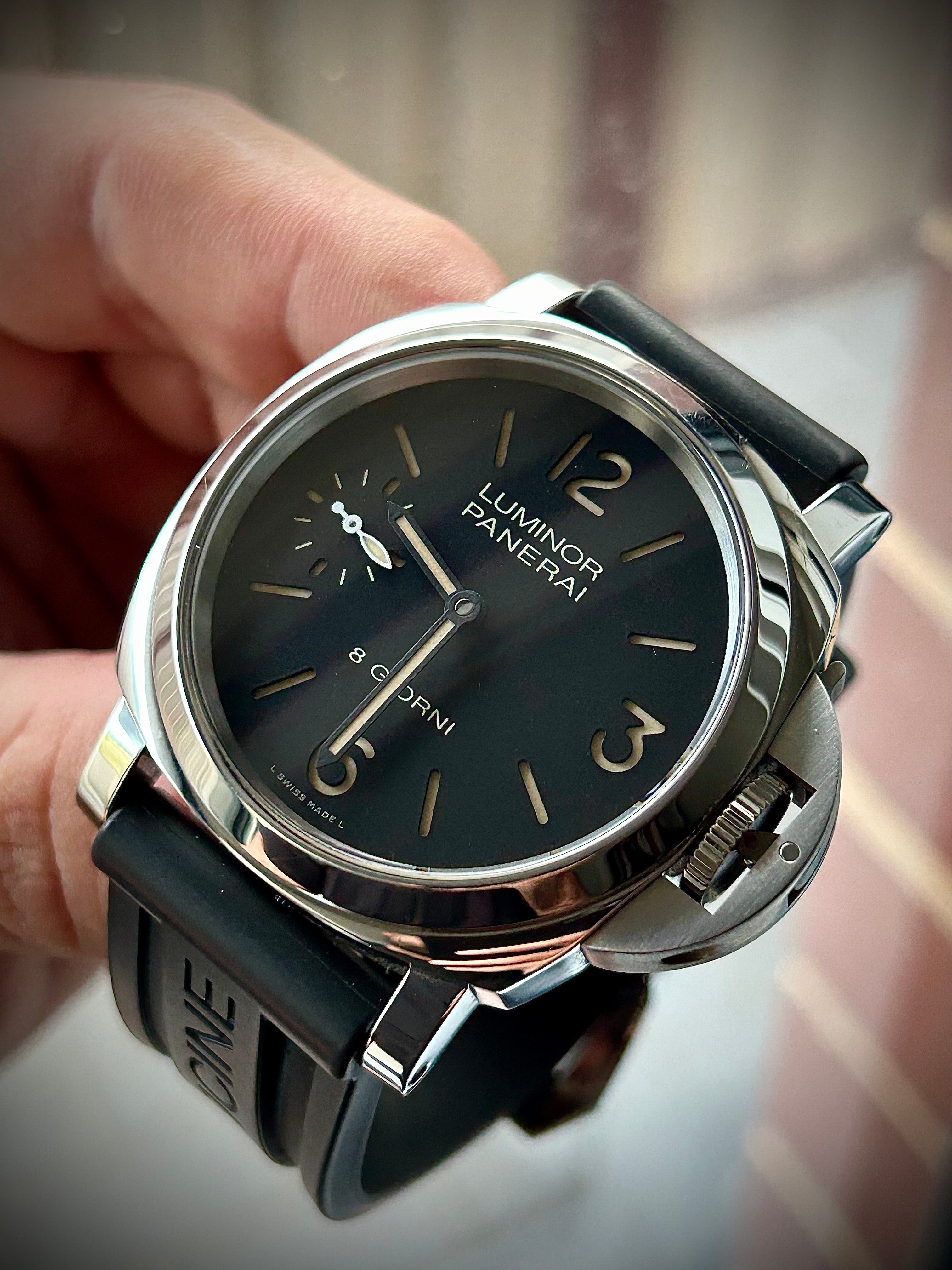 2022 PANERAI LUMINOR 8 GIORNI, PAM00915, BOX AND PAPERS, INC GST
