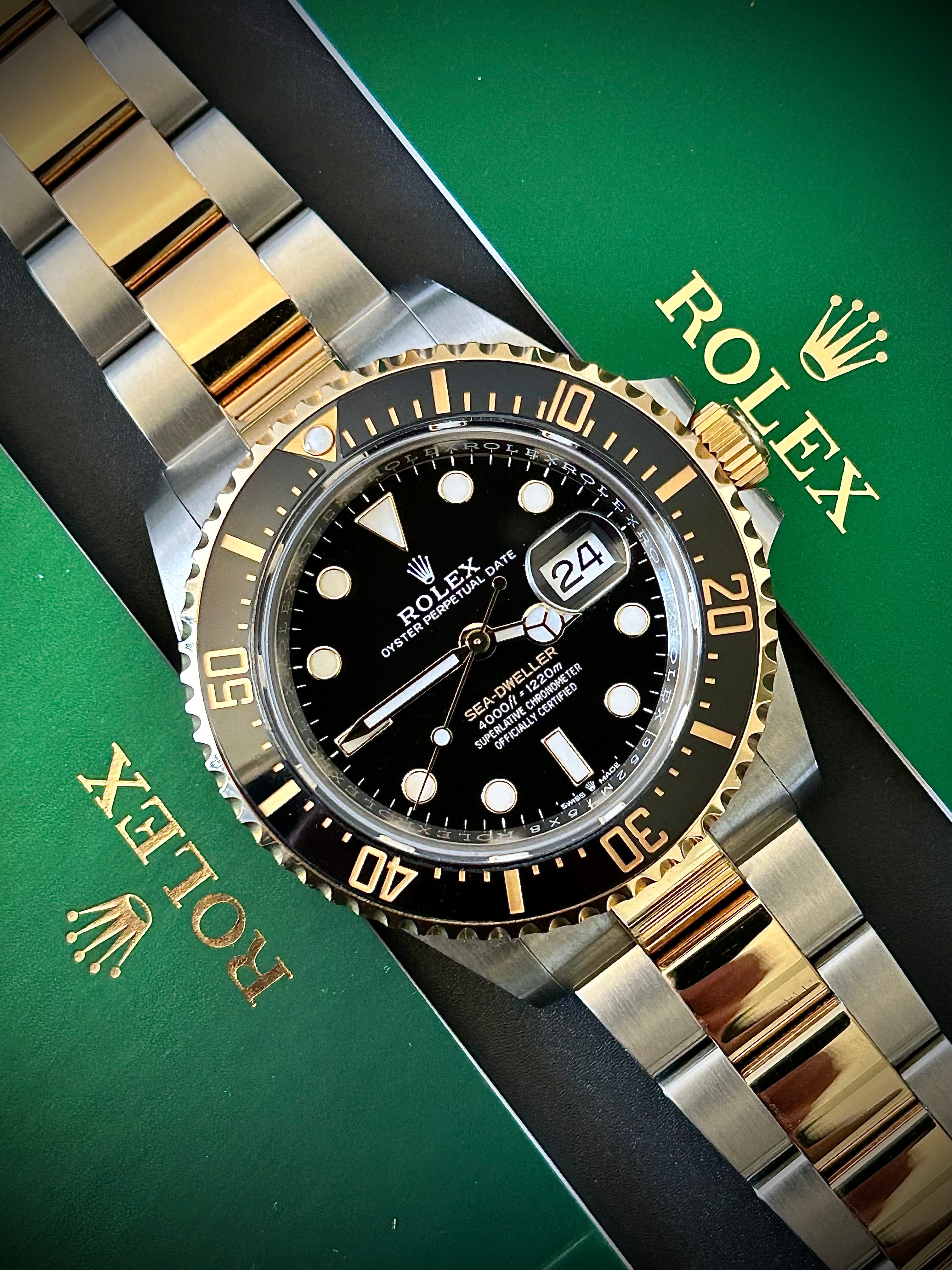 2020 ROLEX SEA DWELLER, TWO TONE, 126603, FULL SET, INC GST