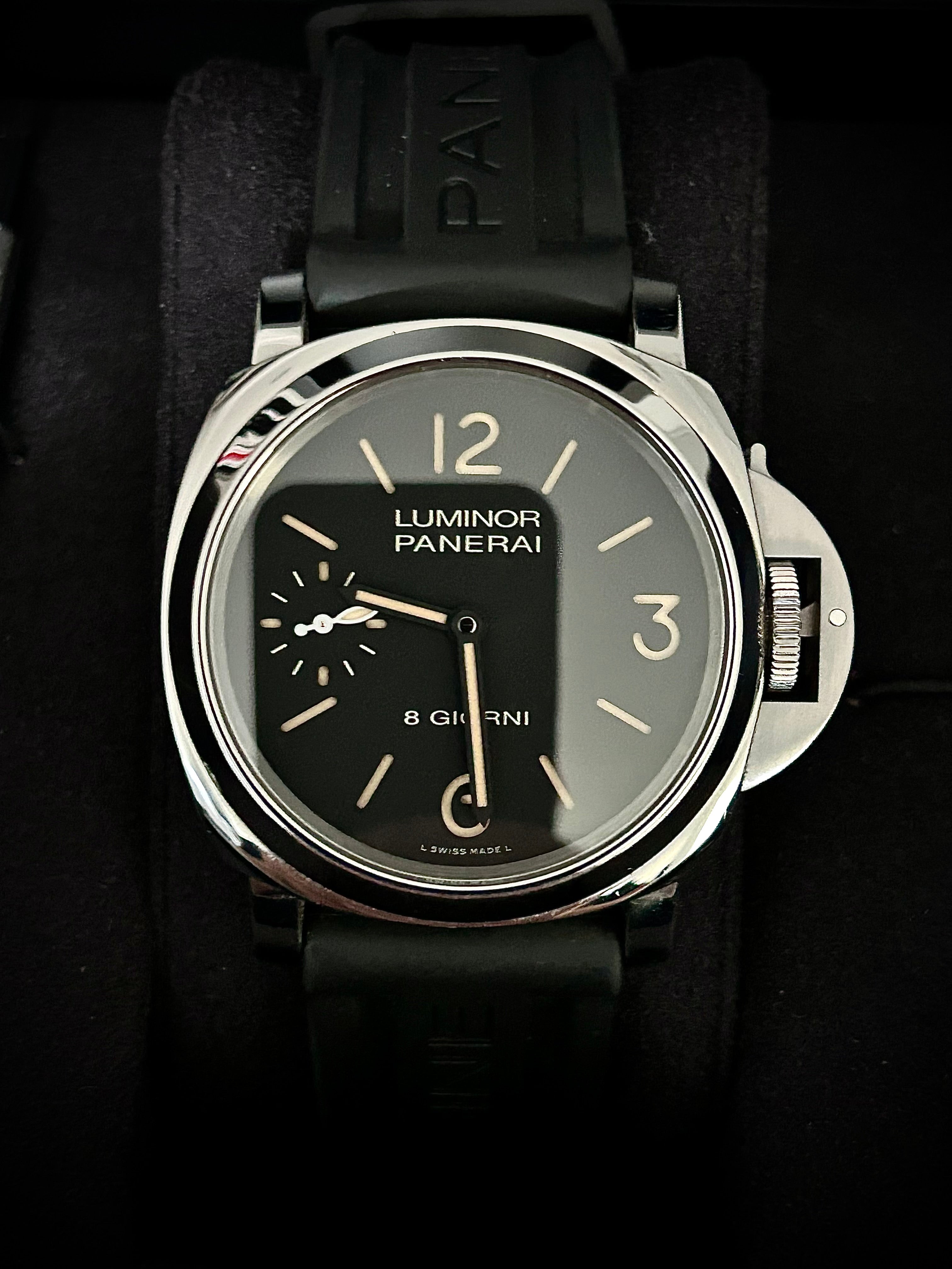 2022 PANERAI LUMINOR 8 GIORNI, PAM00915, BOX AND PAPERS, INC GST
