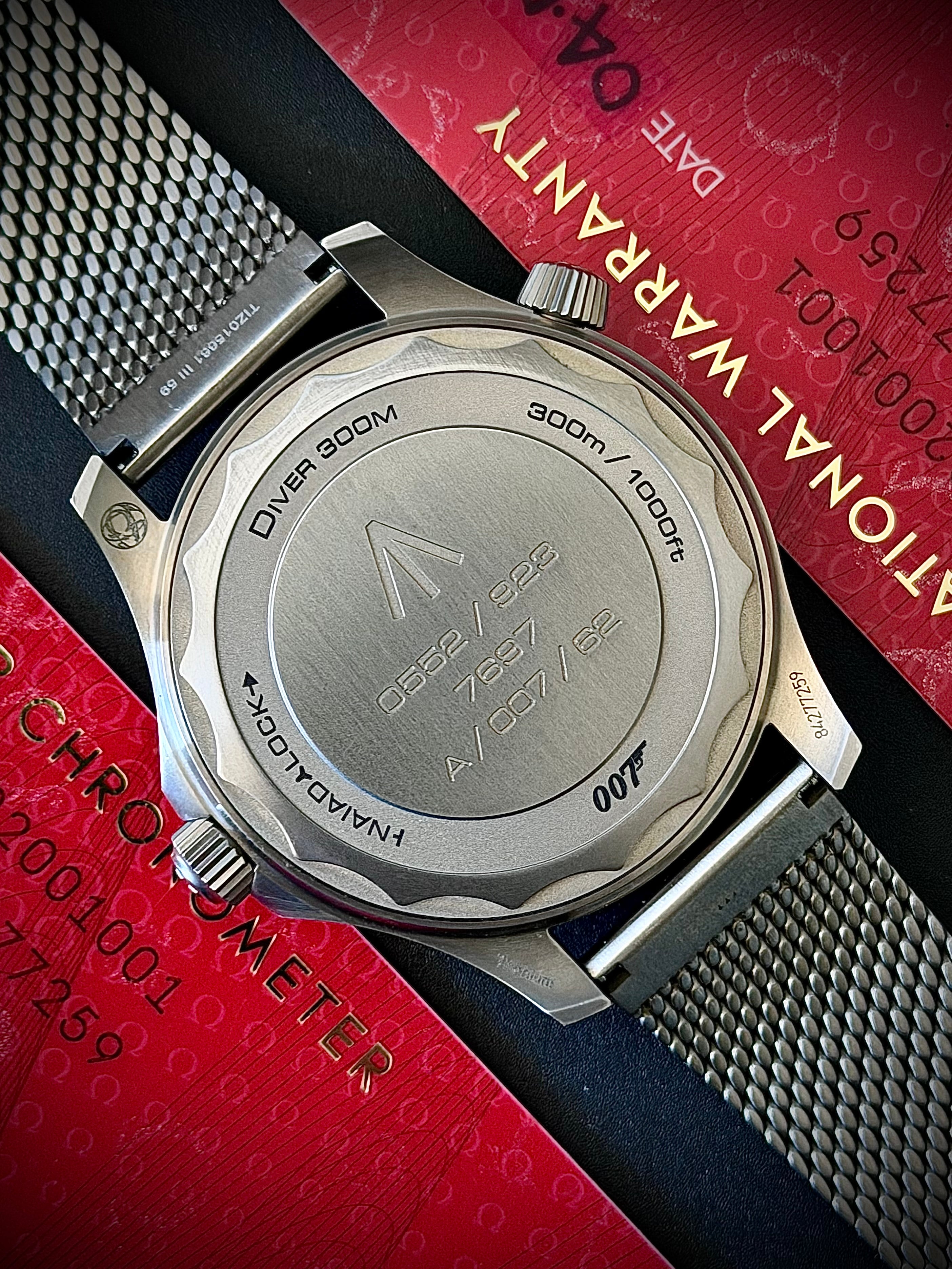 2024 OMEGA SEAMASTER 007 BOND, NO TIME TO DIE, FULL SET, INC GST