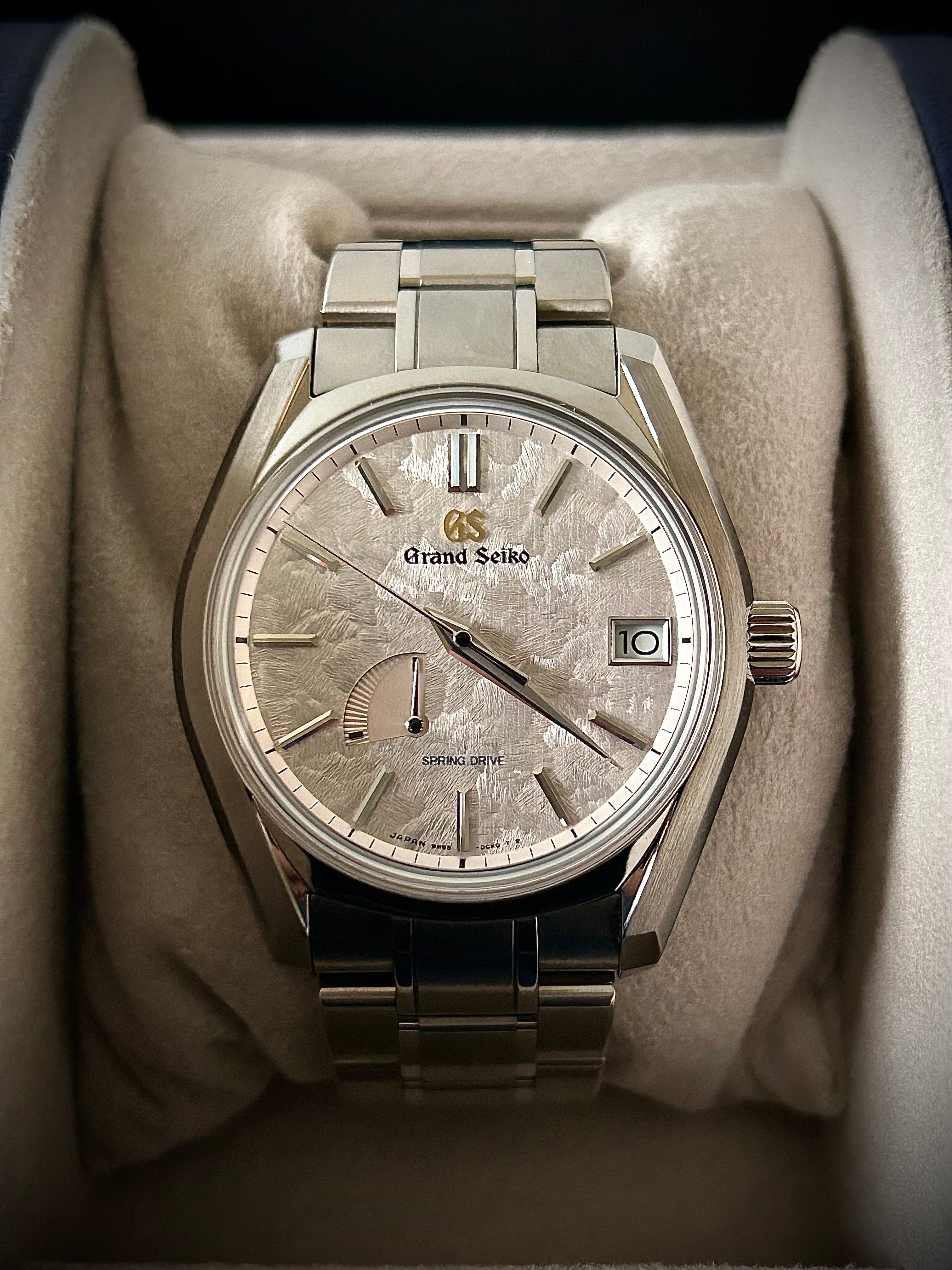2024 GRAND SEIKO HERITAGE SPRING DRIVE, SHUNBUN, SBGA413, FULL SET, INC GST