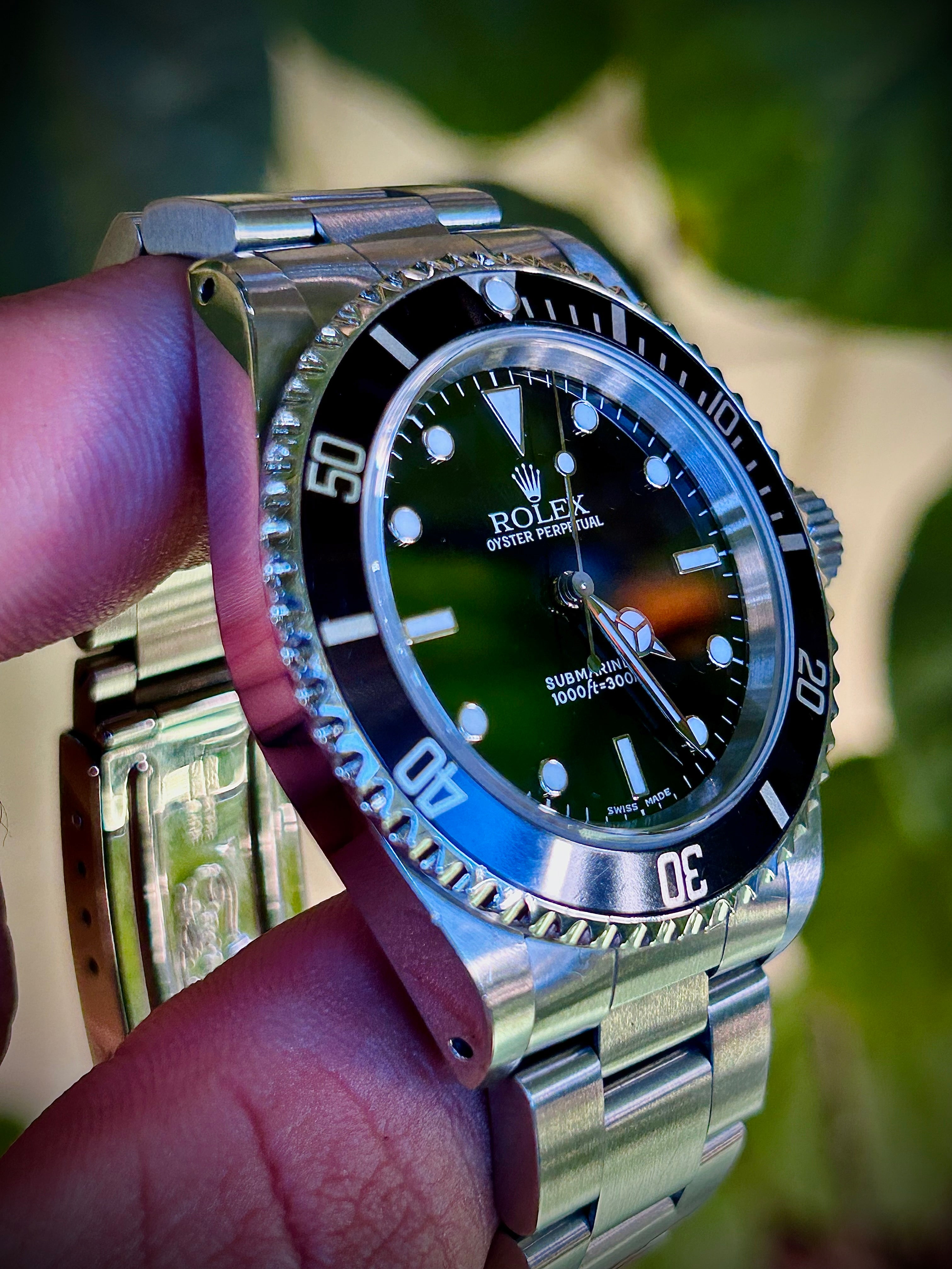 2001 ROLEX SUBMARINER TWO-LINER 14060M, RSC SERVICE, INC GST