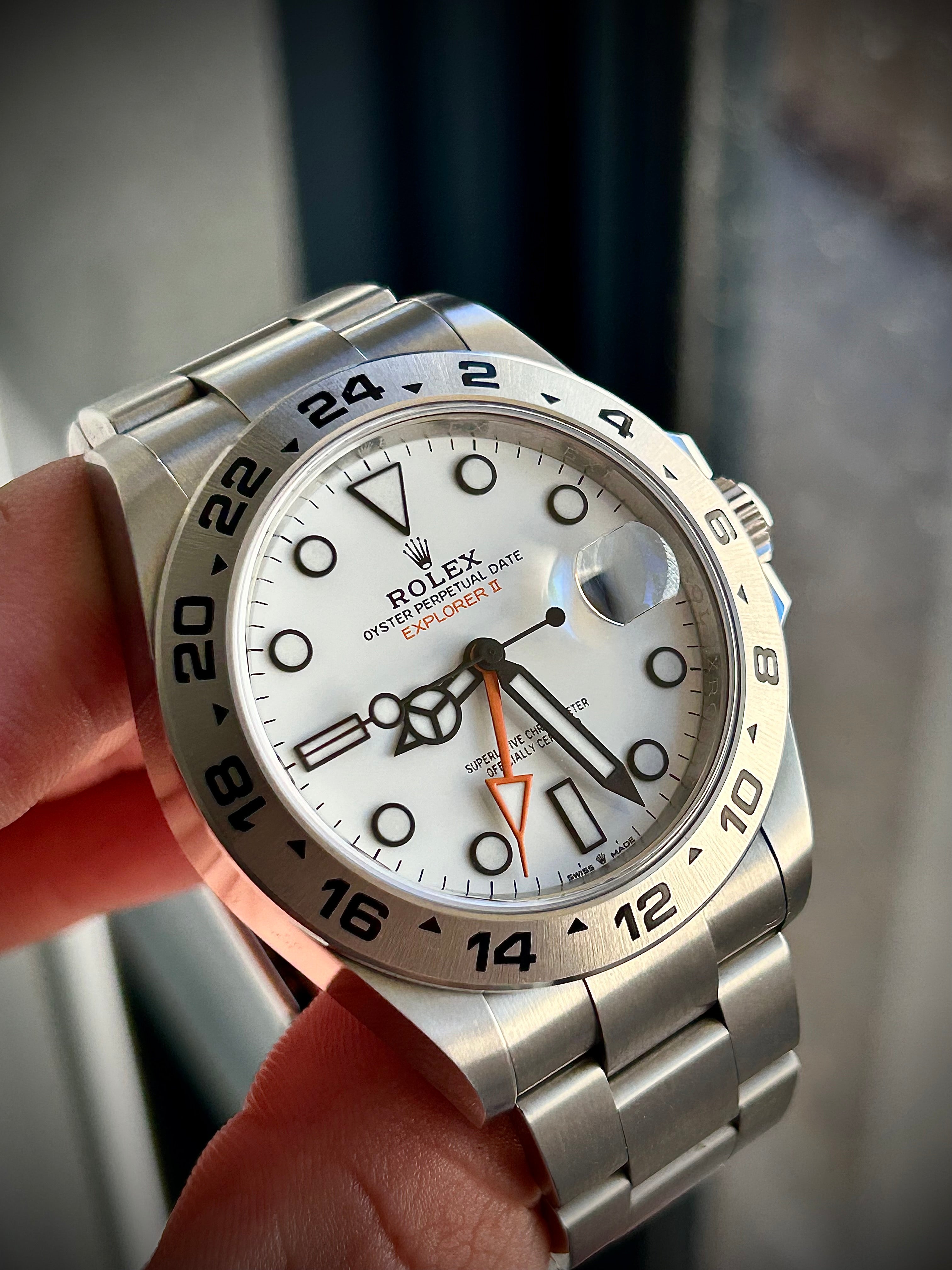 2022 ROLEX EXPLORER II “POLAR” 226570, FULL SET, INC GST