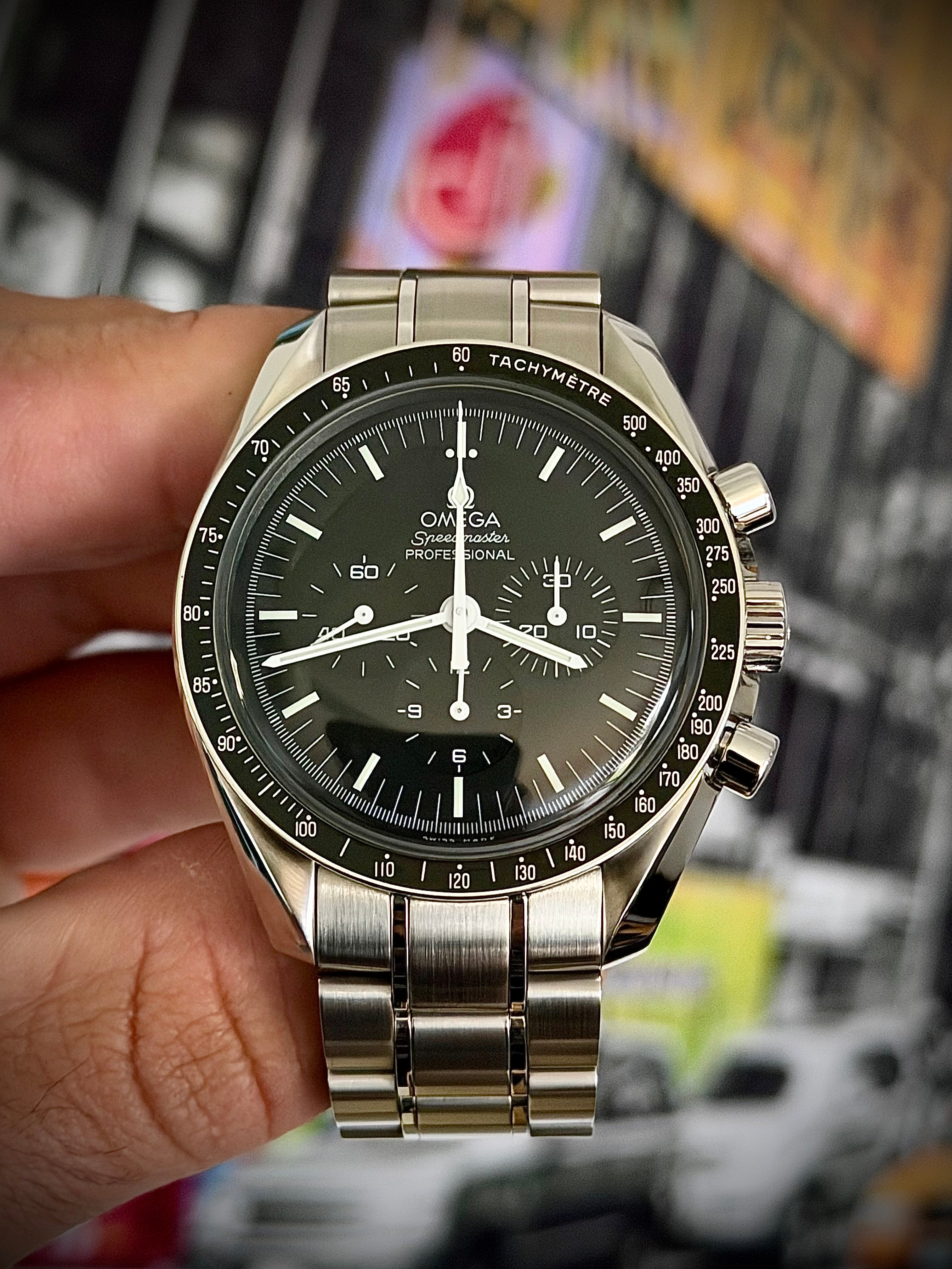 2021 OMEGA SPEEDMASTER PROFESSIONAL MOONWATCH, FULL SET, INC GST