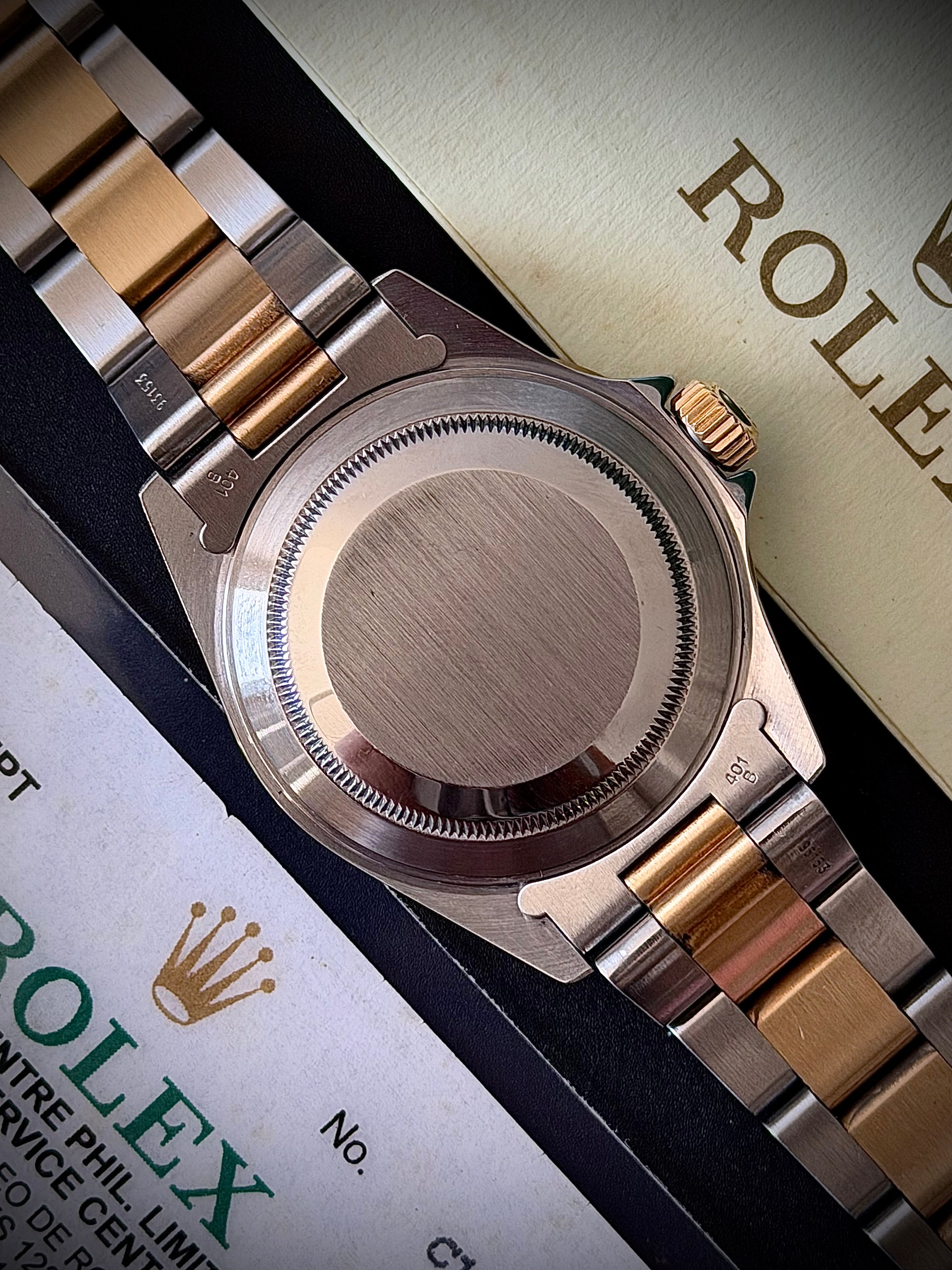 1996 ROLEX SUBMARINER, 16613, SERTI SILVER DIAMOND DIAL, BOX & 2020 RSC, INC GST