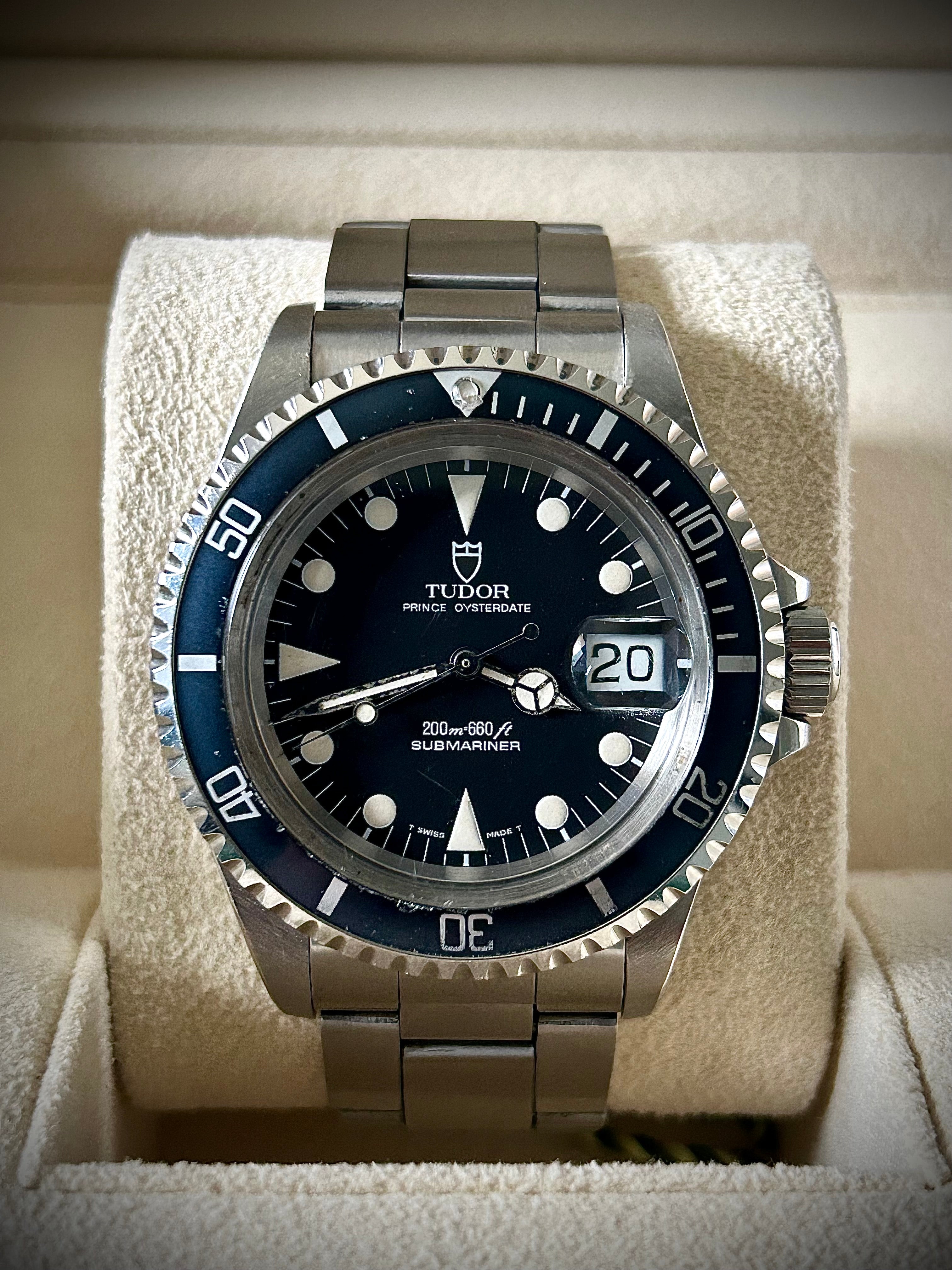1994 TUDOR SUBMARINER, 79090, WATCH AND PAPERS, FULLY SERVICED, INC GST