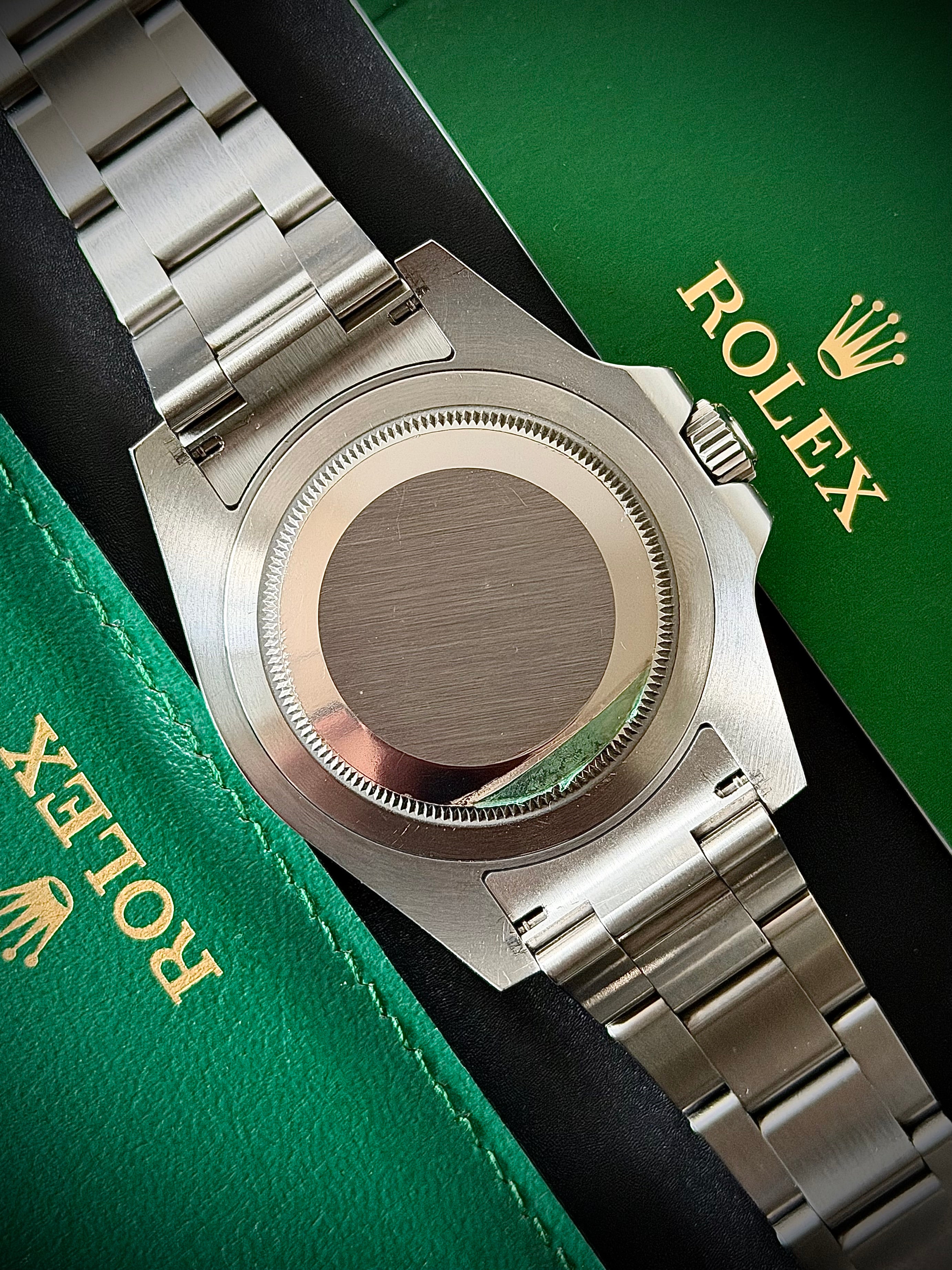 2015 ROLEX GMT MASTER II, BATMAN, 116710BLNR, BOX AND PAPERS, INC GST