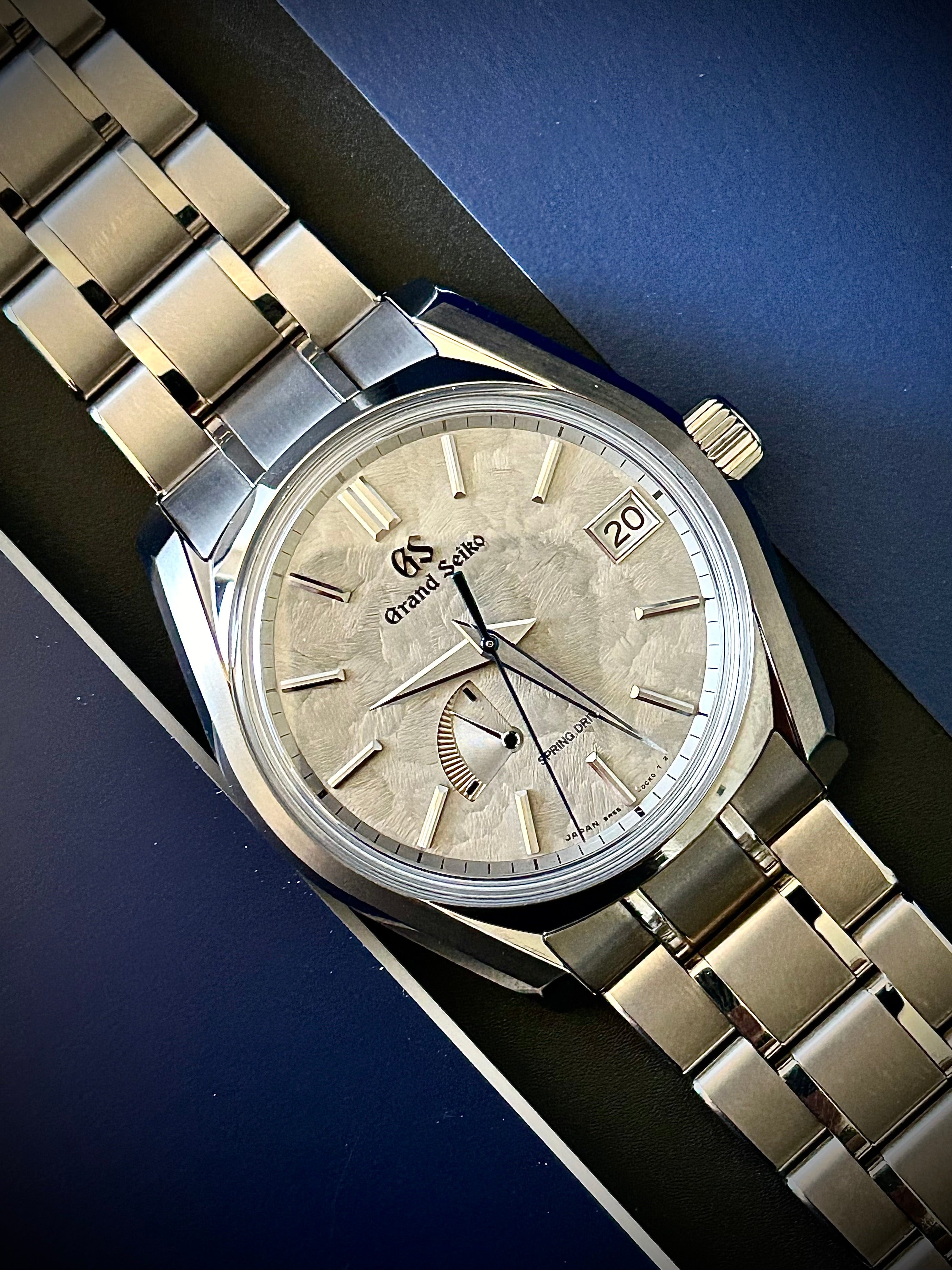 2025 GRAND SEIKO HERITAGE SPRING DRIVE, “WINTER,” SBGA415, FULL SET, INC GST