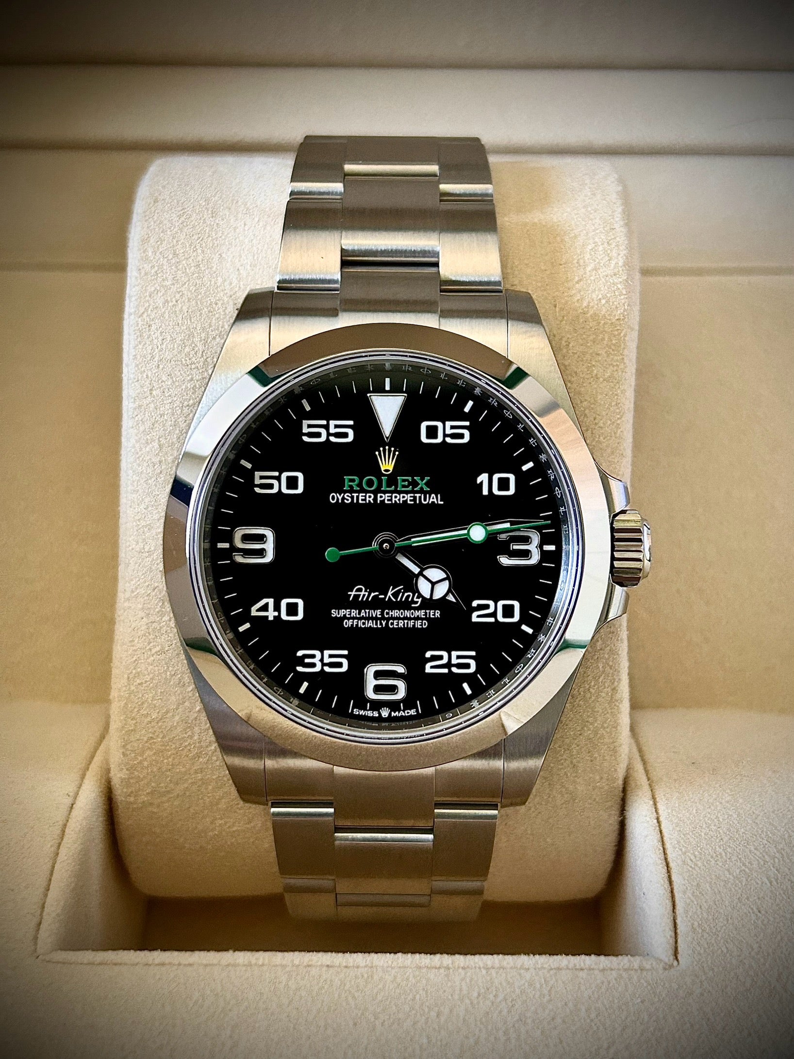 2024 ROLEX AIR KING, 126900, BNIB, FULL SET, INC GST