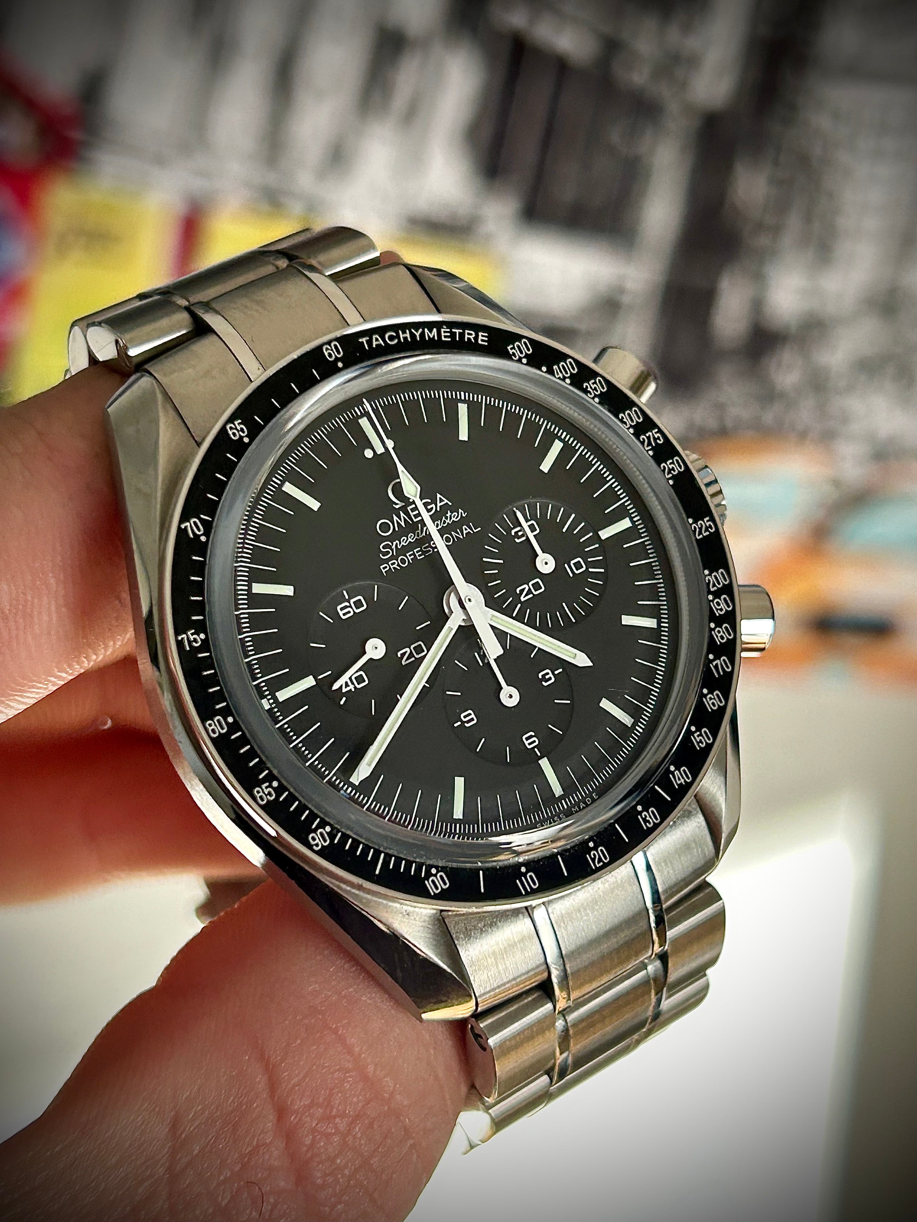 2020 OMEGA SPEEDMASTER MOONWATCH SAPPHIRE SANDWICH, BIG BOX, FULL SET, INC GST