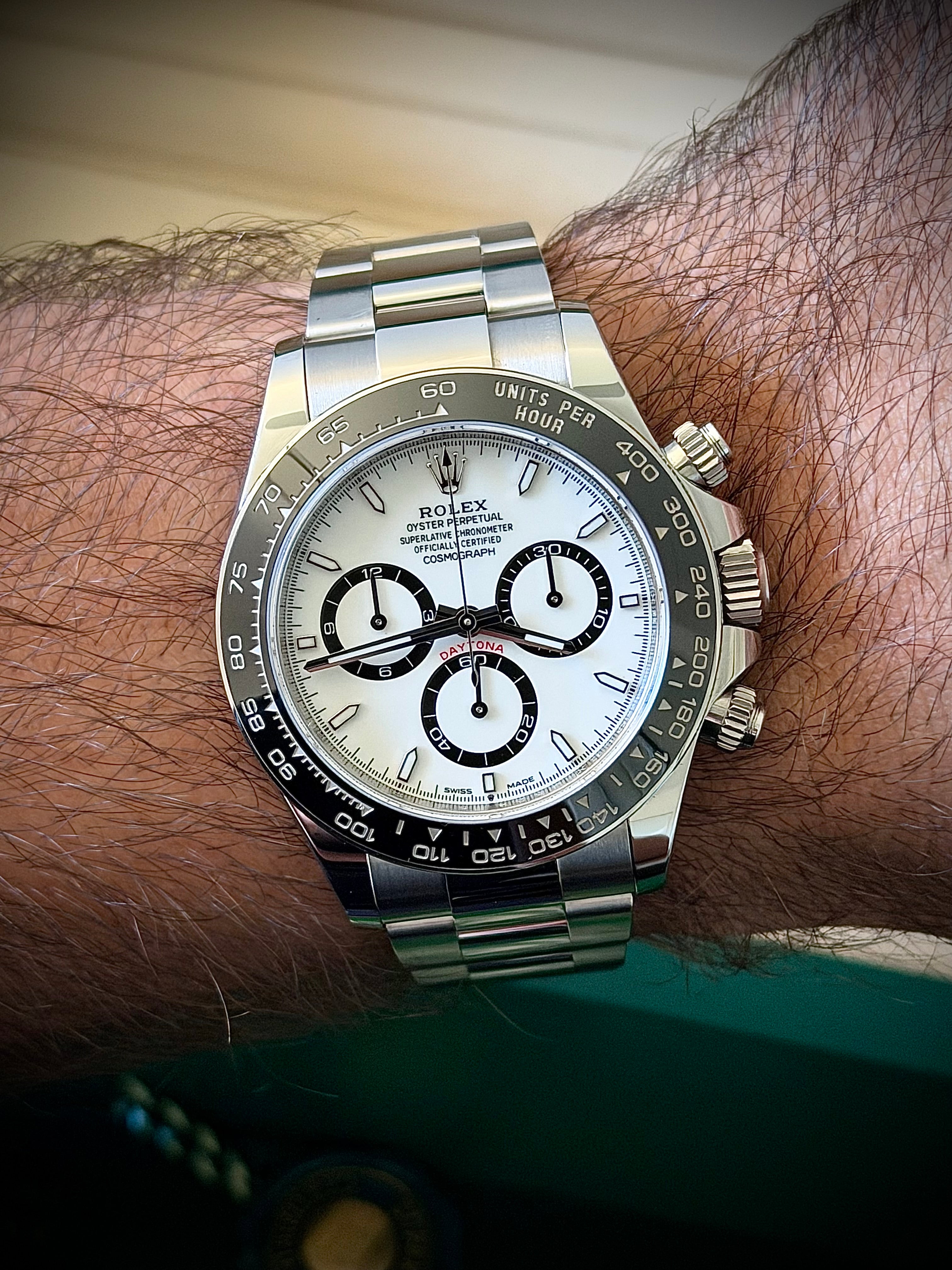 2024 ROLEX COSMOGRAPH DAYTONA, “PANDA” 126500LN, FULL SET, INC GST