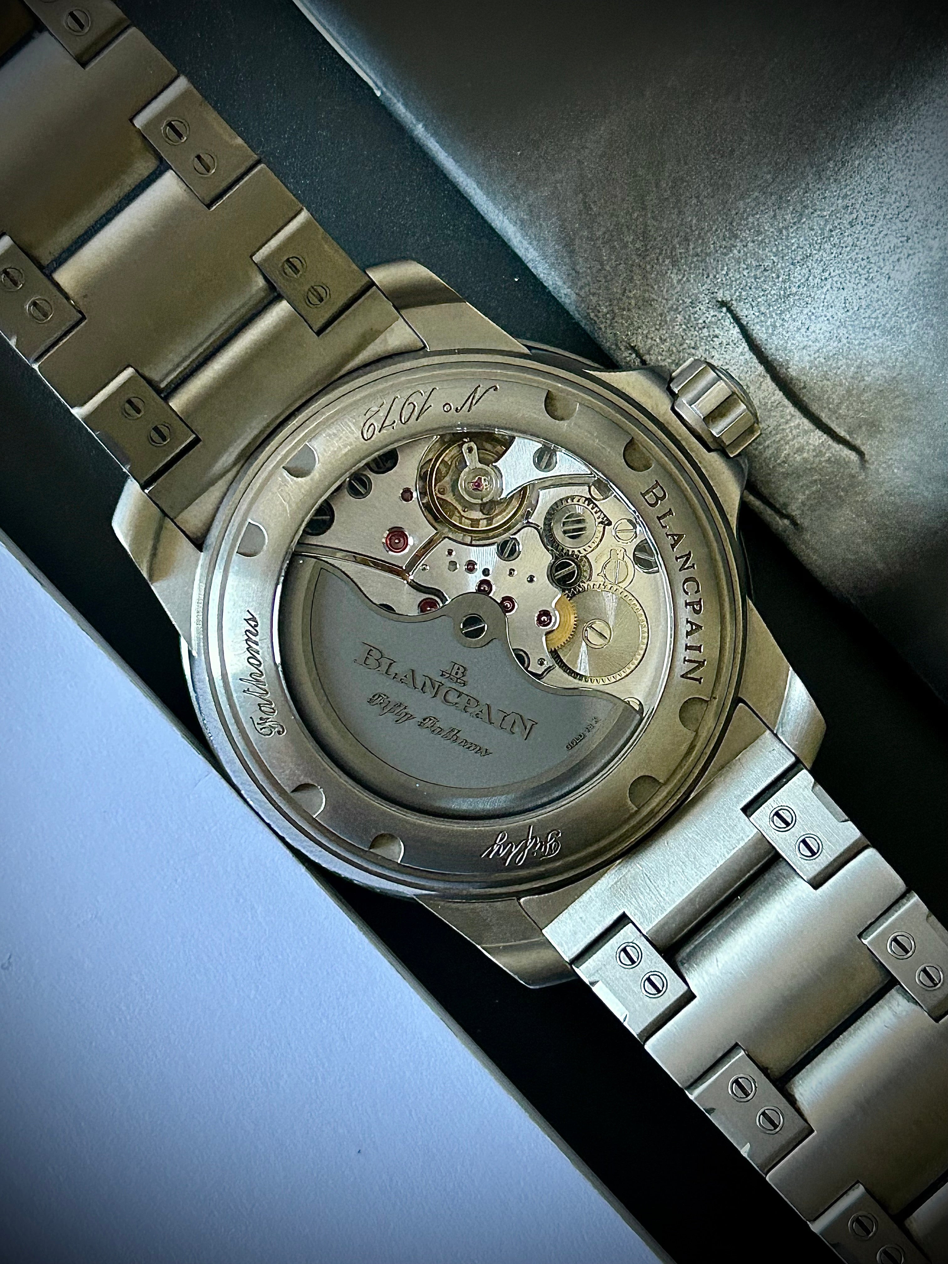 2024 BLANCPAIN FIFTY FATHOMS AUTOMATIQUE, 5015 12B30 98B, FULL SET, INC GST