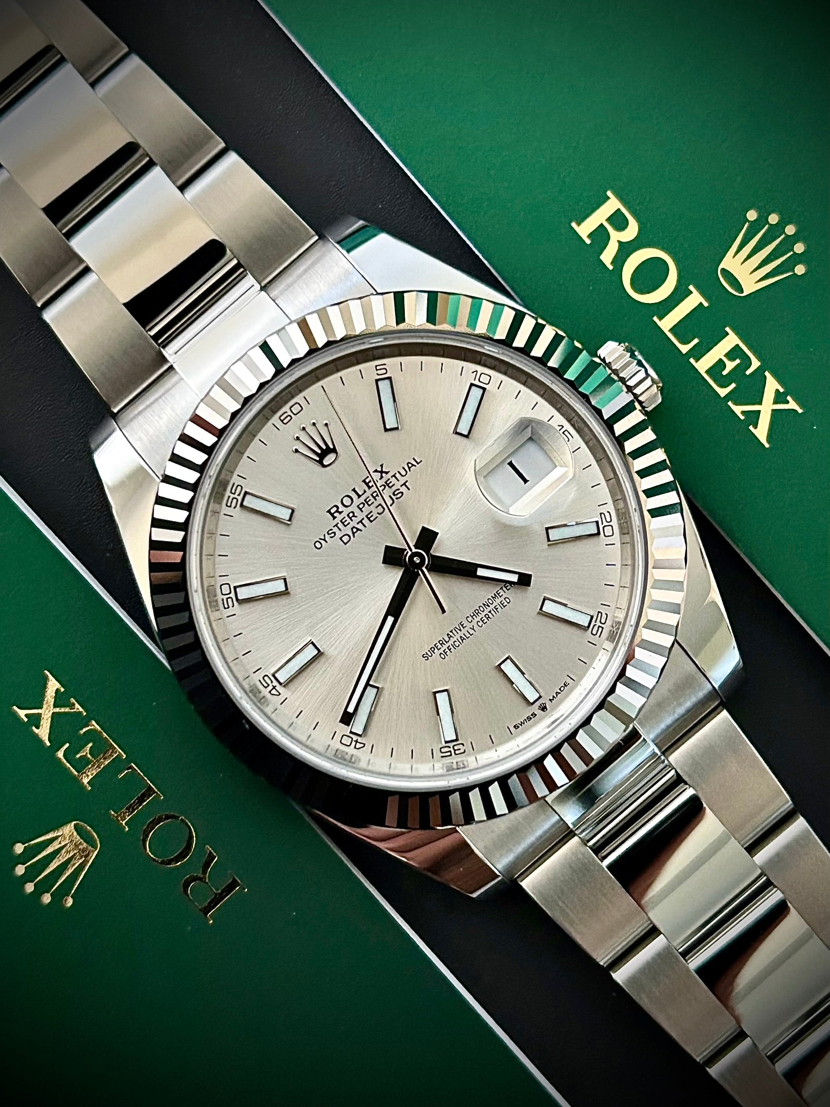 2025 ROLEX DATEJUST 41, 126334, FULL SET, INC GST