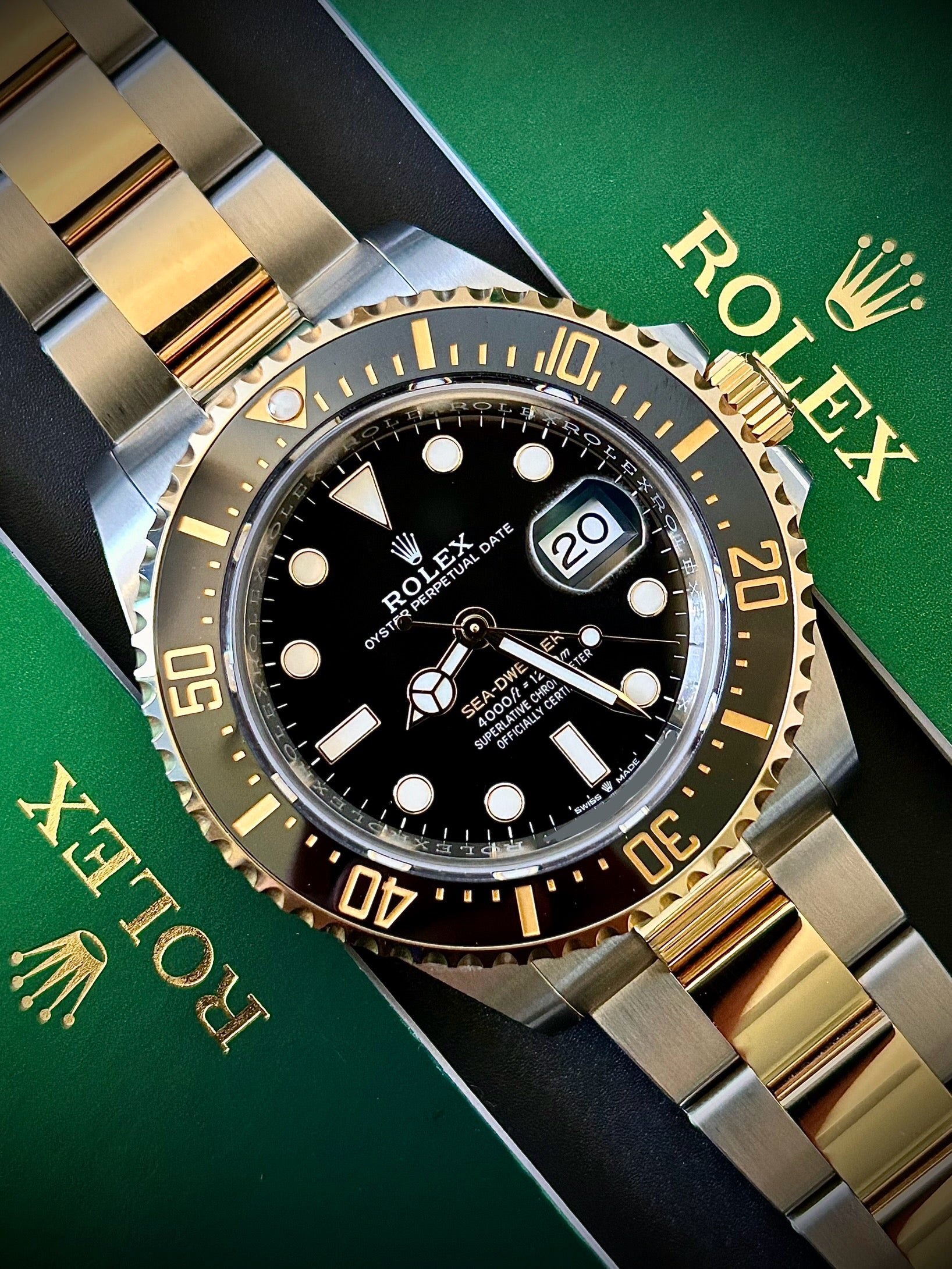 2024 ROLEX SEA DWELLER, TWO TONE, 126603, FULL SET, INC GST