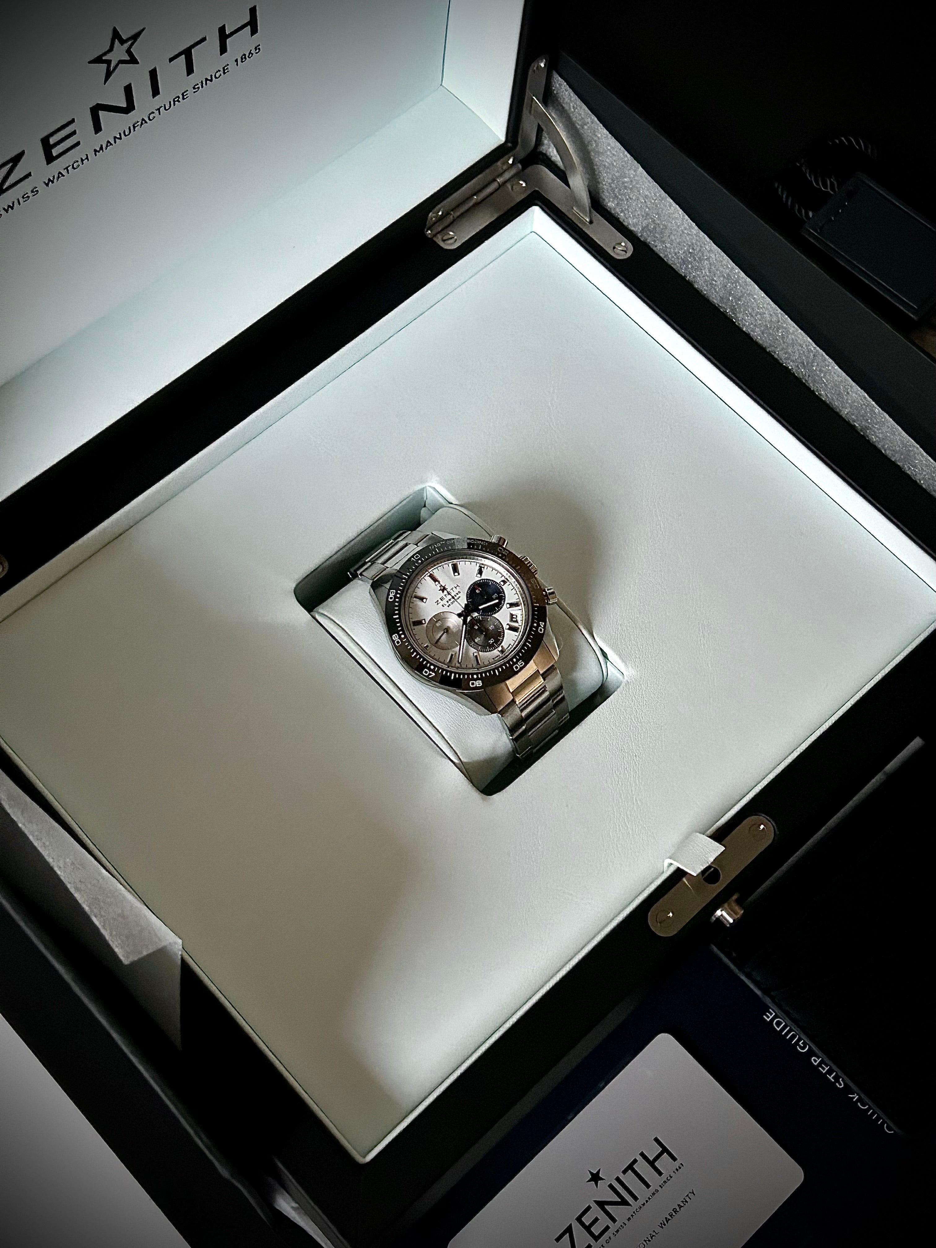 2021 ZENITH CHRONOMASTER SPORT, “PANDA”, FULL SET, INC GST