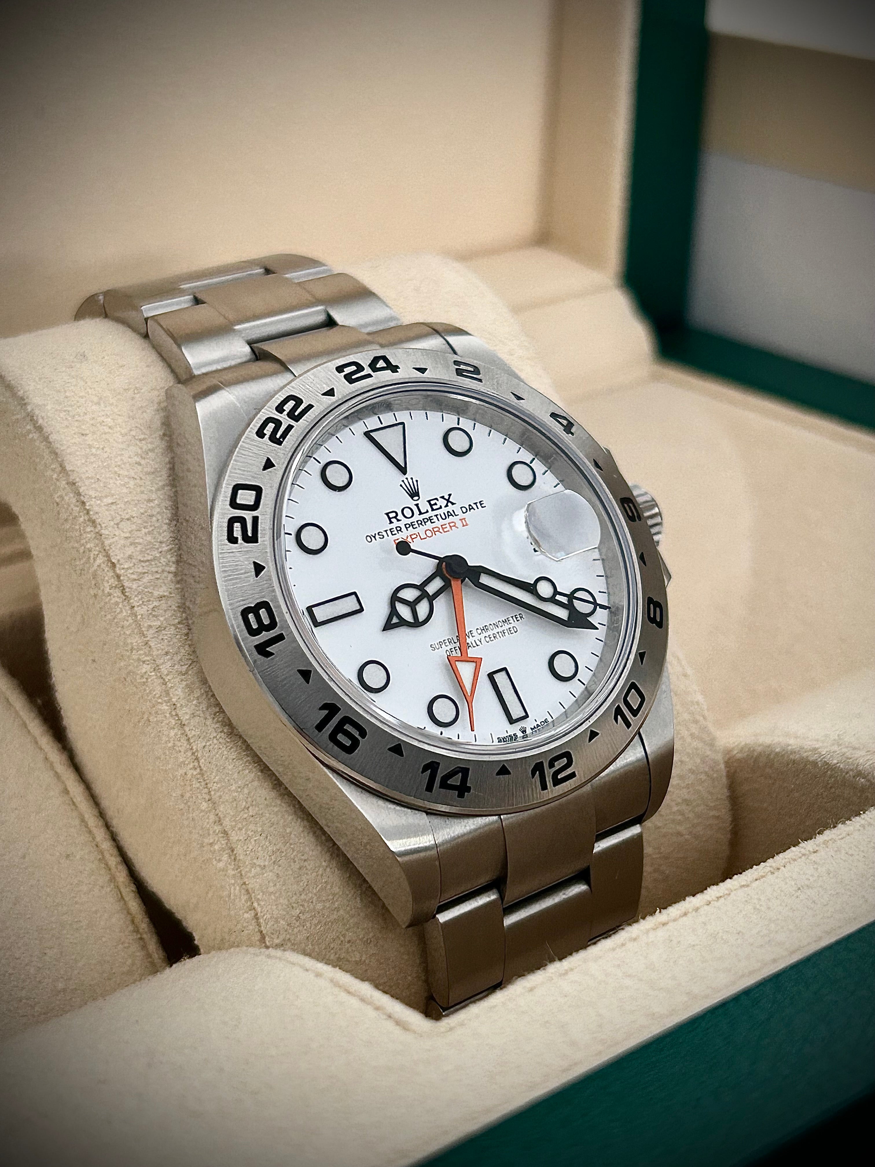 2022 ROLEX EXPLORER II “POLAR” 226570, FULL SET, INC GST