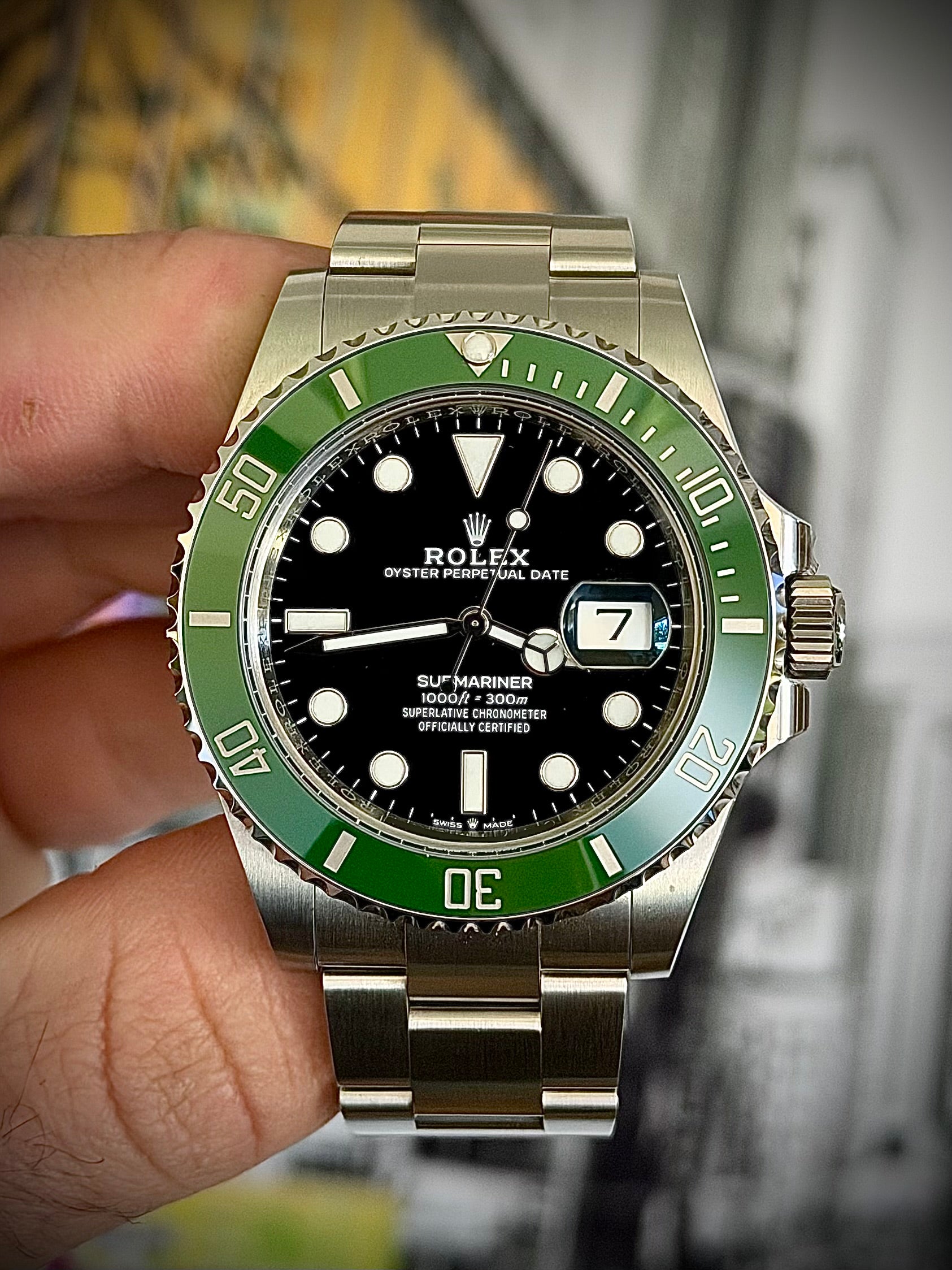 2025 ROLEX SUBMARINER DATE “STARBUCKS”, 126610LV, LIKE NEW, PARTIAL STICKERS, FULL SET, INC GST