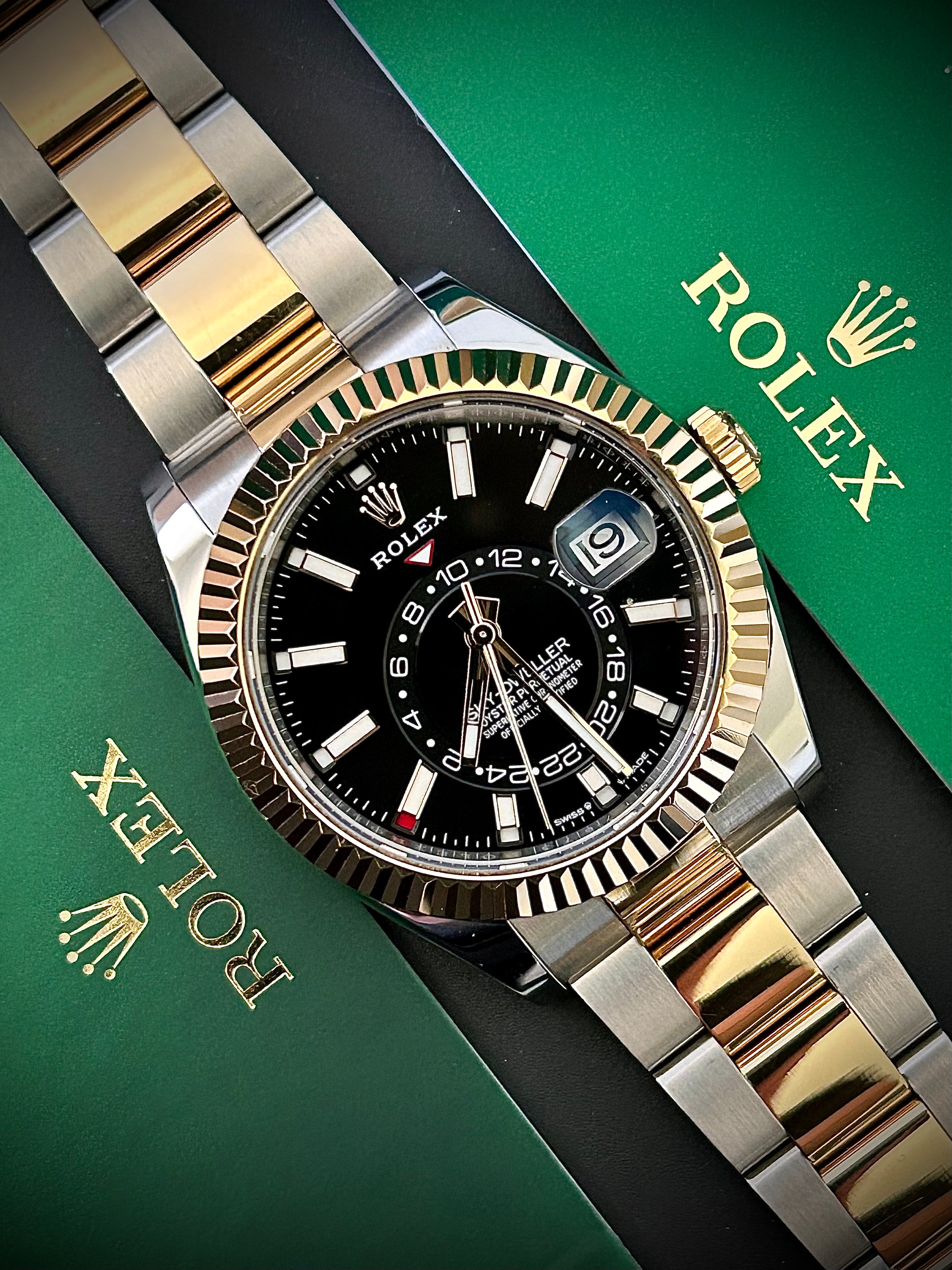 2023 ROLEX SKY DWELLER, TWO TONE, 336933, FULL SET, INC GST