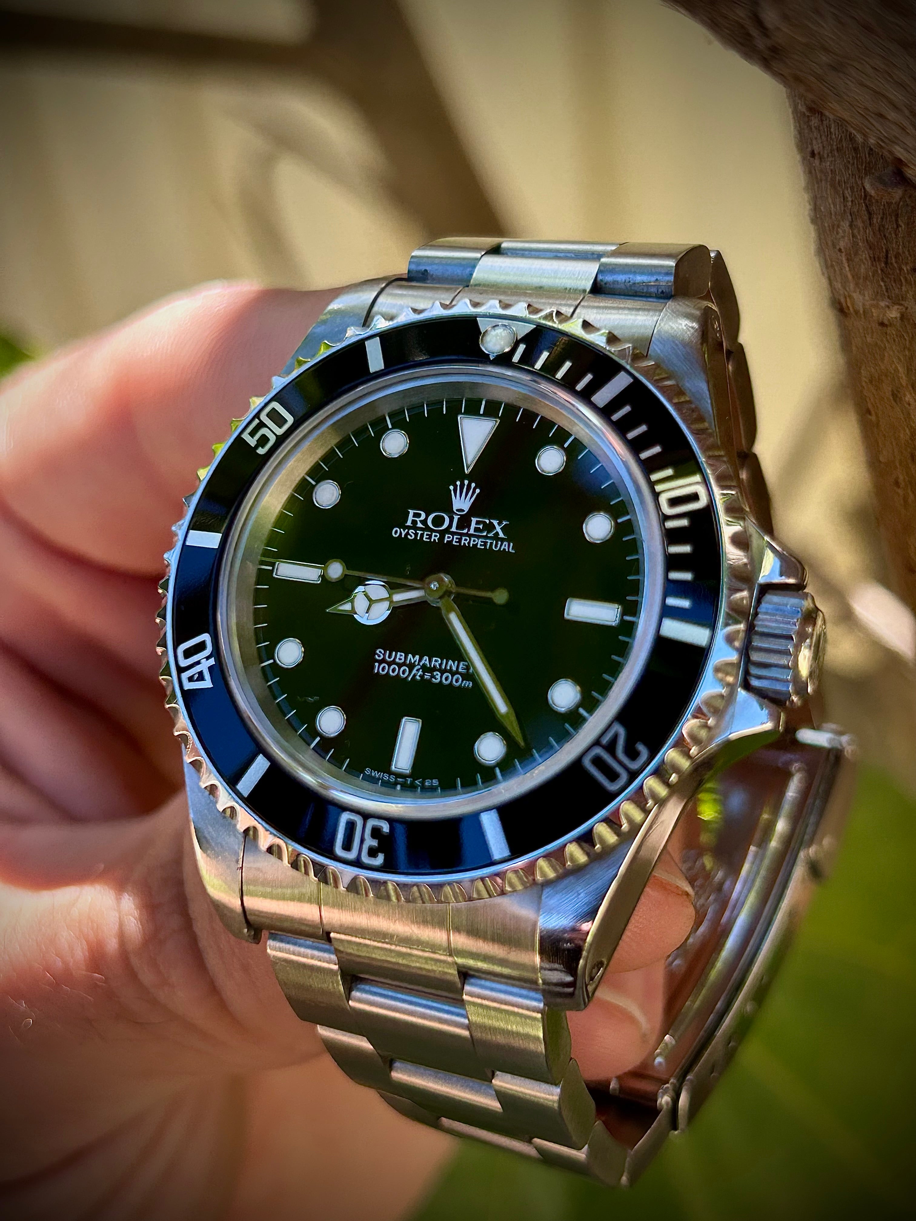 1996 ROLEX SUBMARINER NO-DATE, 14060, FULL COLLECTORS SET, INC GST