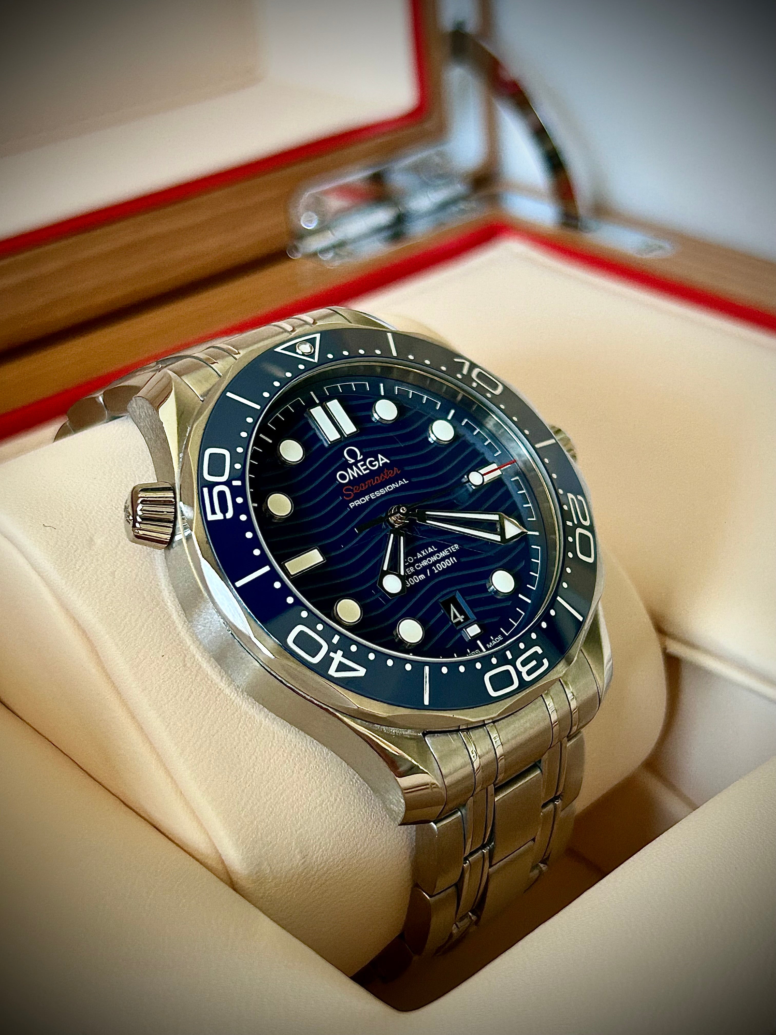 2021 OMEGA SEAMASTER 300, FULL SET, INC GST