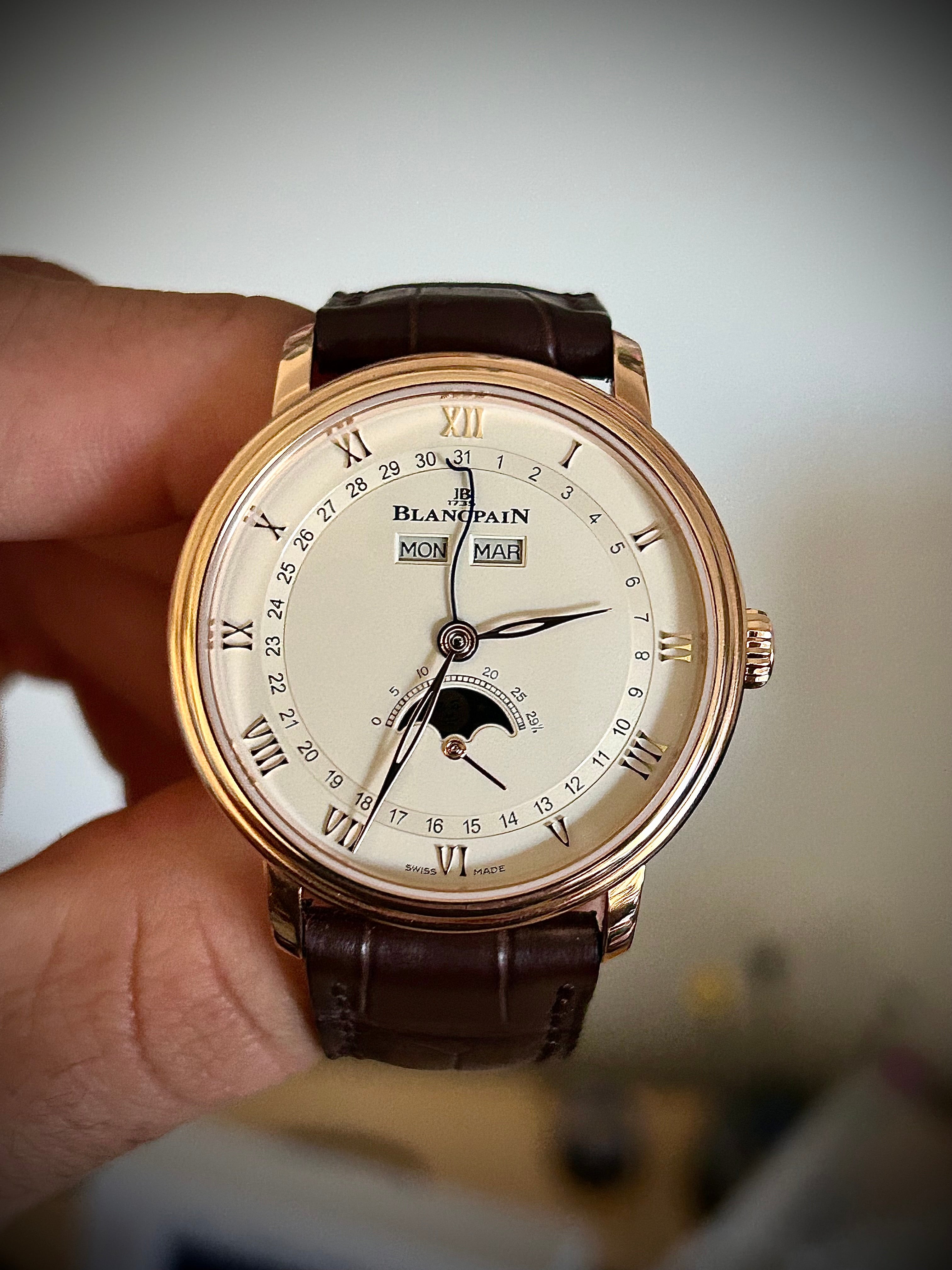 2020 BLANCPAIN VILLERET QUANTÍEME COMPLET, FULLY SERVICED, 6264 3642 55B, FULL SET, INC GST