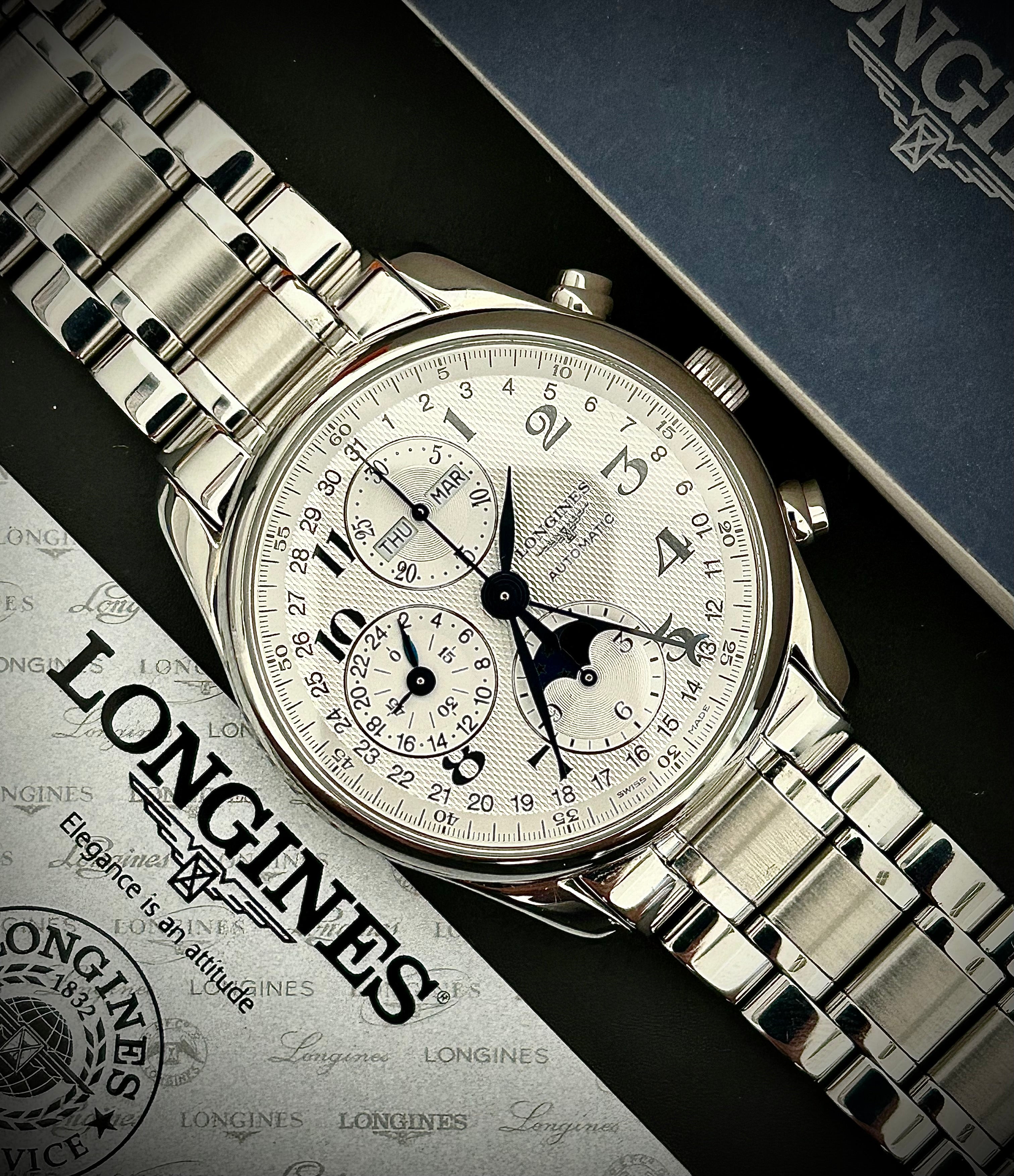 2016 LONGINES MASTER COLLECTION, FULL SET, INC GST