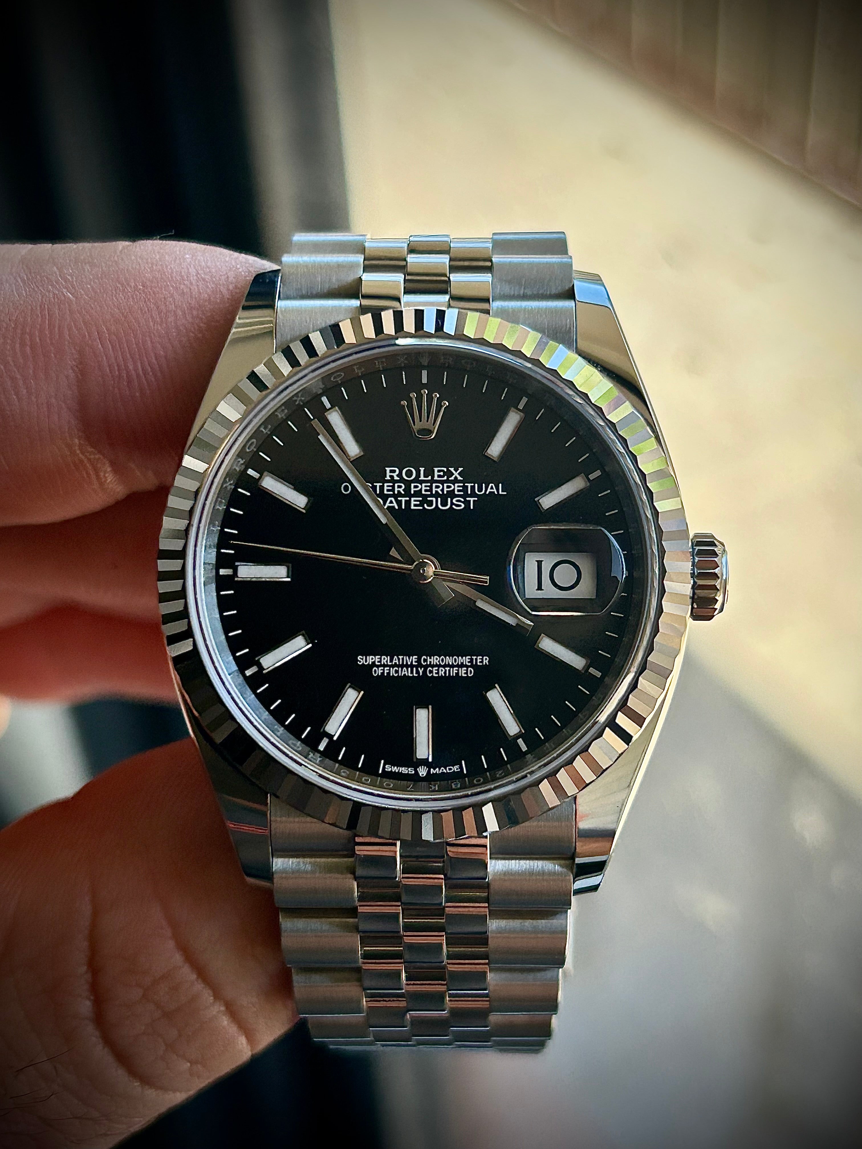 2024 ROLEX DATEJUST 36, 126234, FULL SET, INC GST