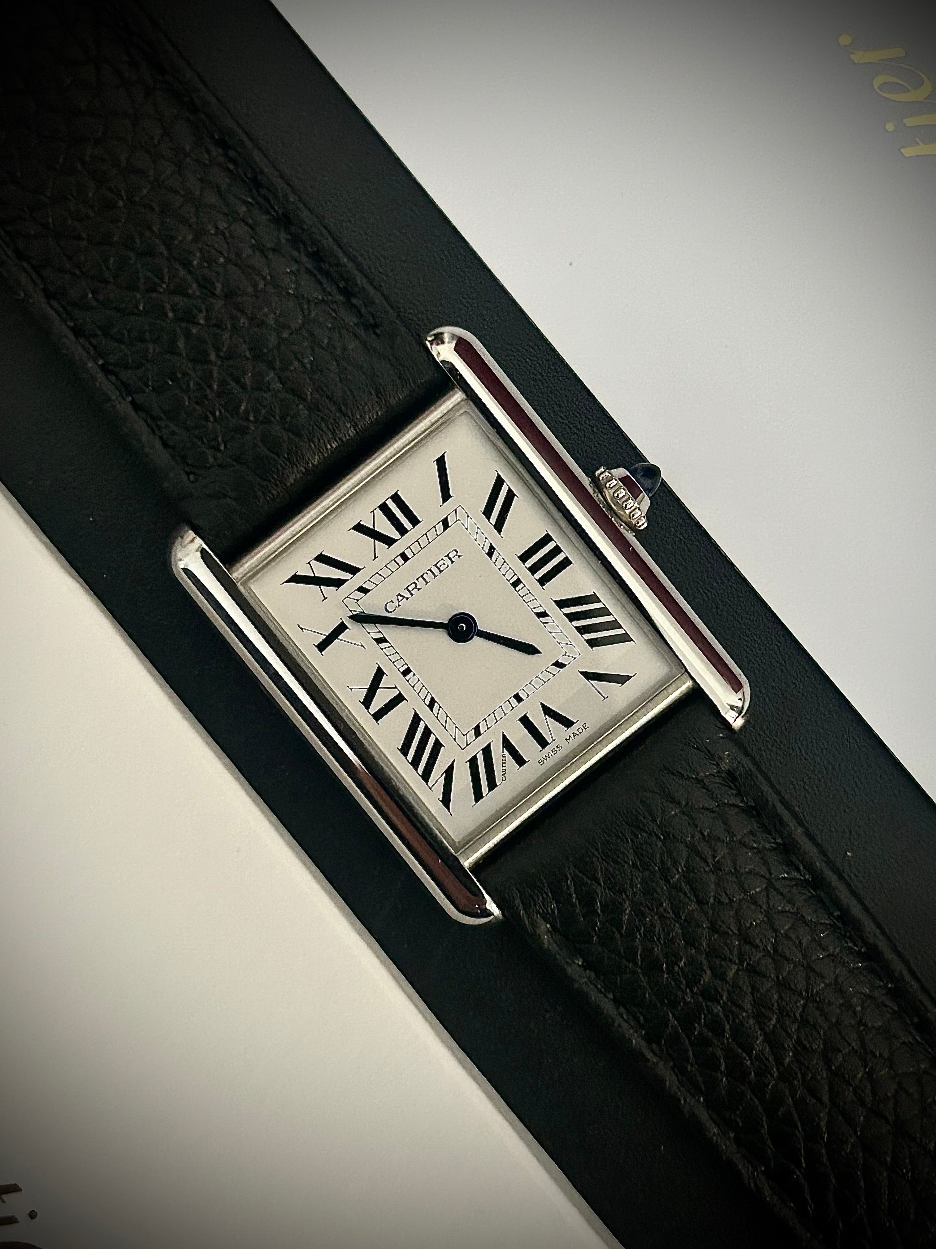 2023 CARTIER TANK MUST QUARTZ LARGE, FULL SET, INC GST