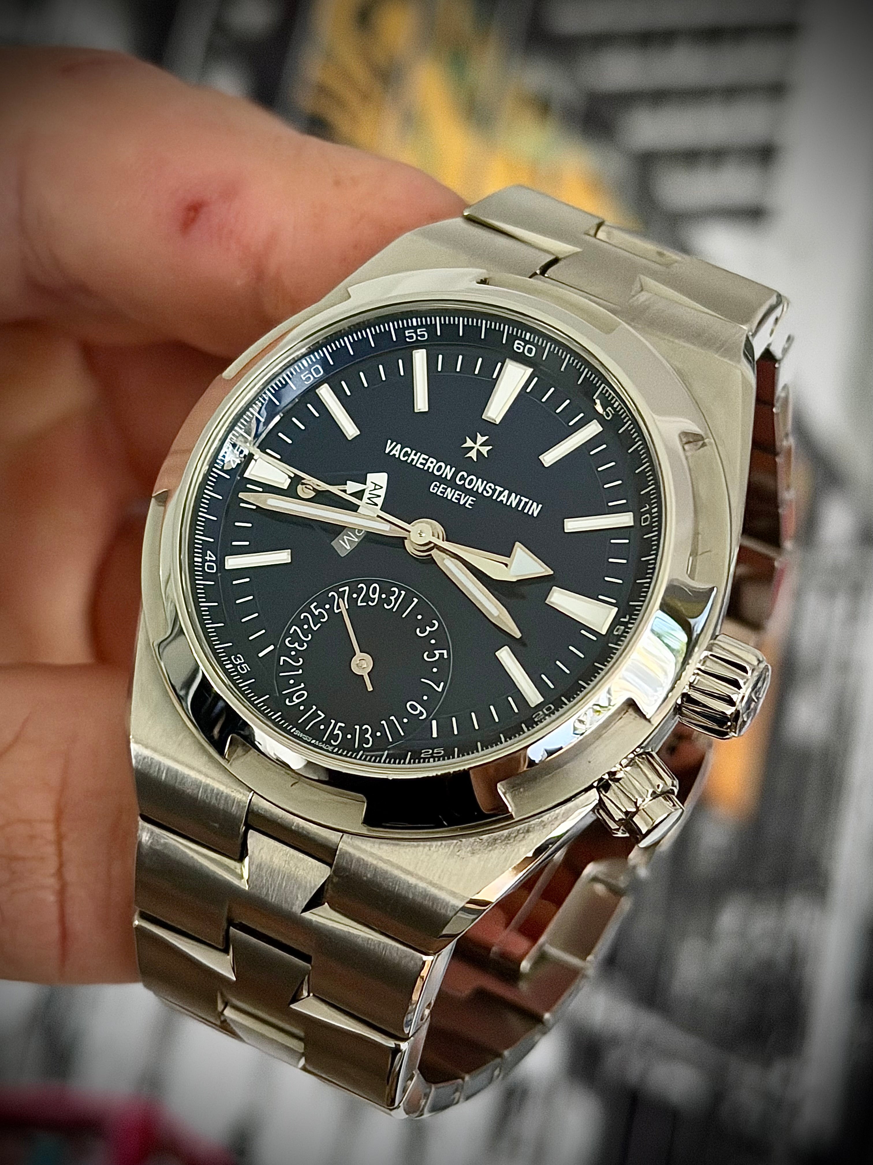 2020 VACHERON CONSTANTIN OVERSEAS DUAL TIME, BLUE DIAL, 7900V/110A-B546, FULL SET, INC GST