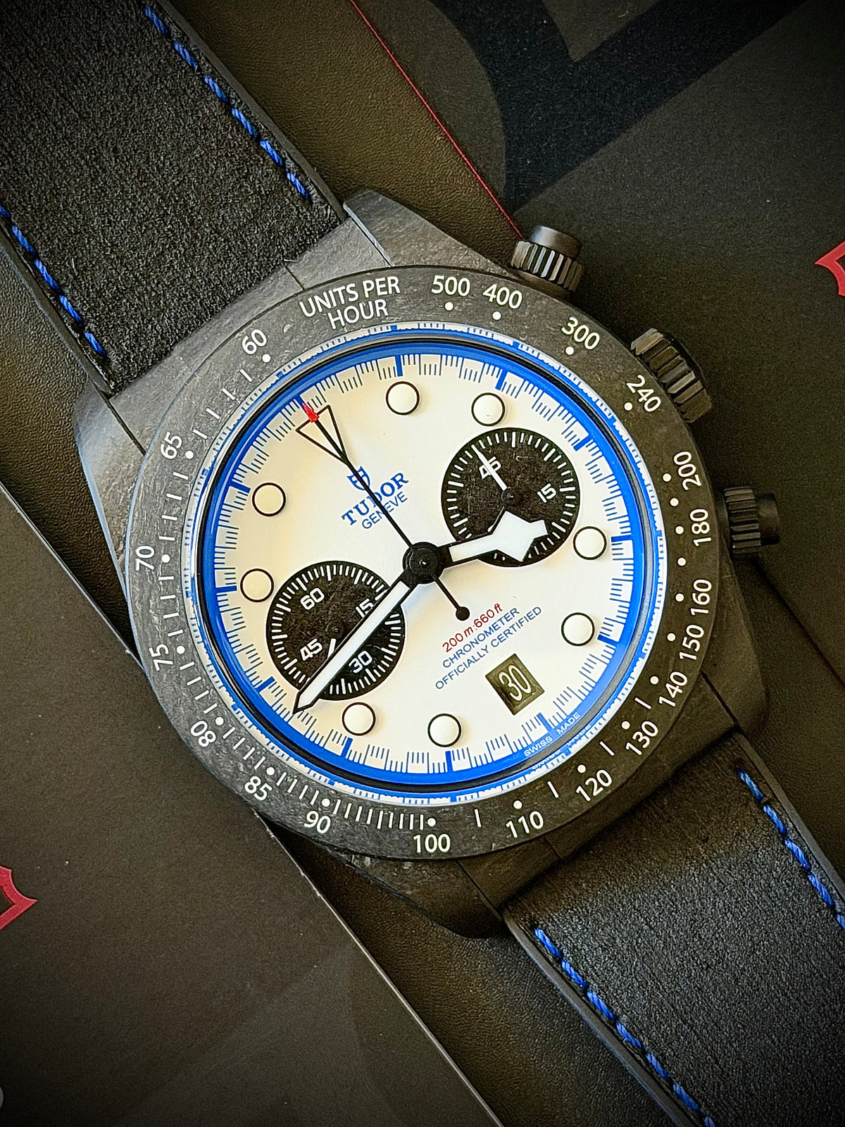 2025 TUDOR BLACK BAY CHRONO “CARBON 25”, M79377KN-0001, LIMITED EDITION, FULL SET, MINT CONDITION, INC GST