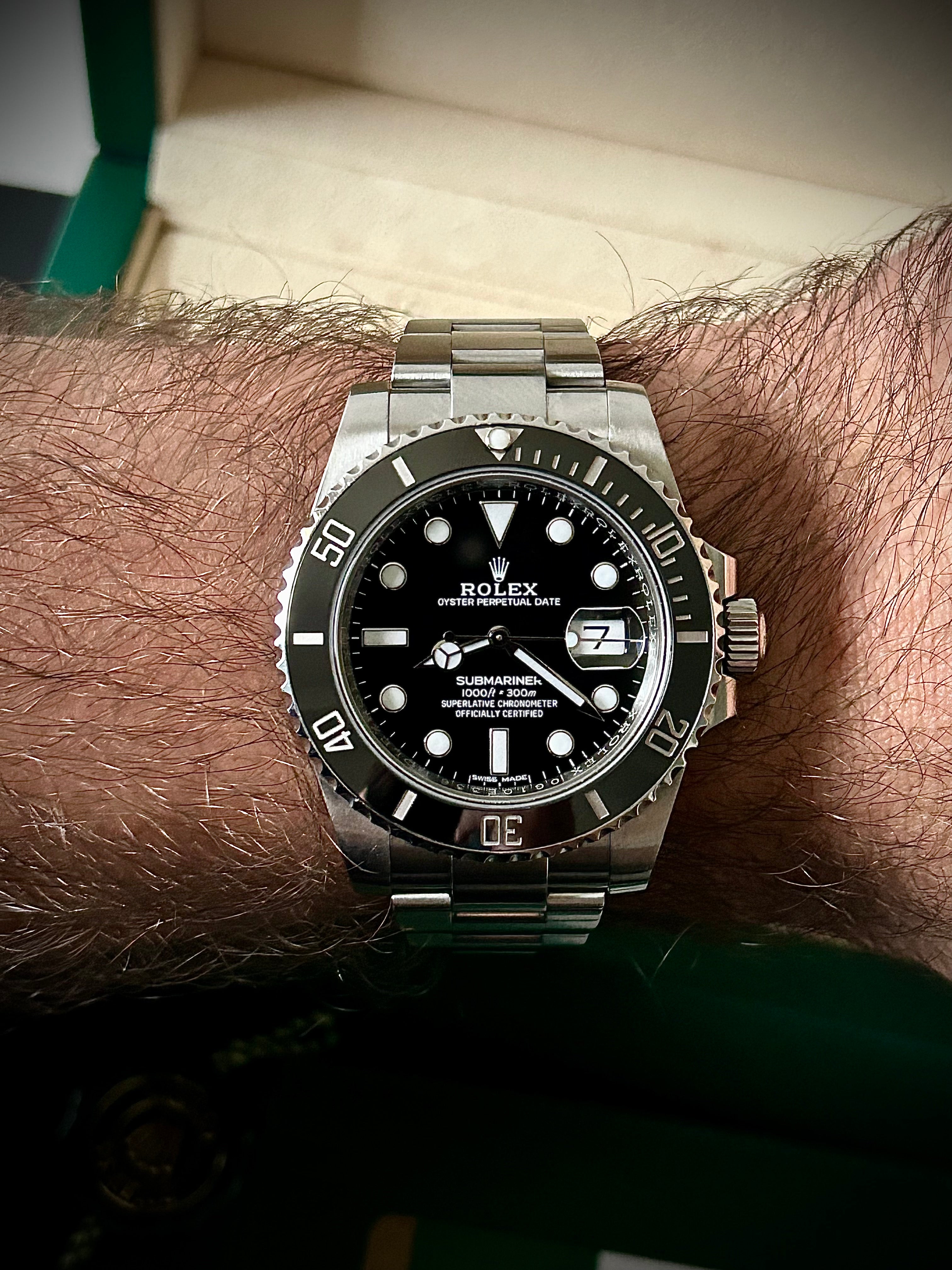 2019 ROLEX SUBMARINER DATE 116610LN, BOX AND PAPERS, INC GST