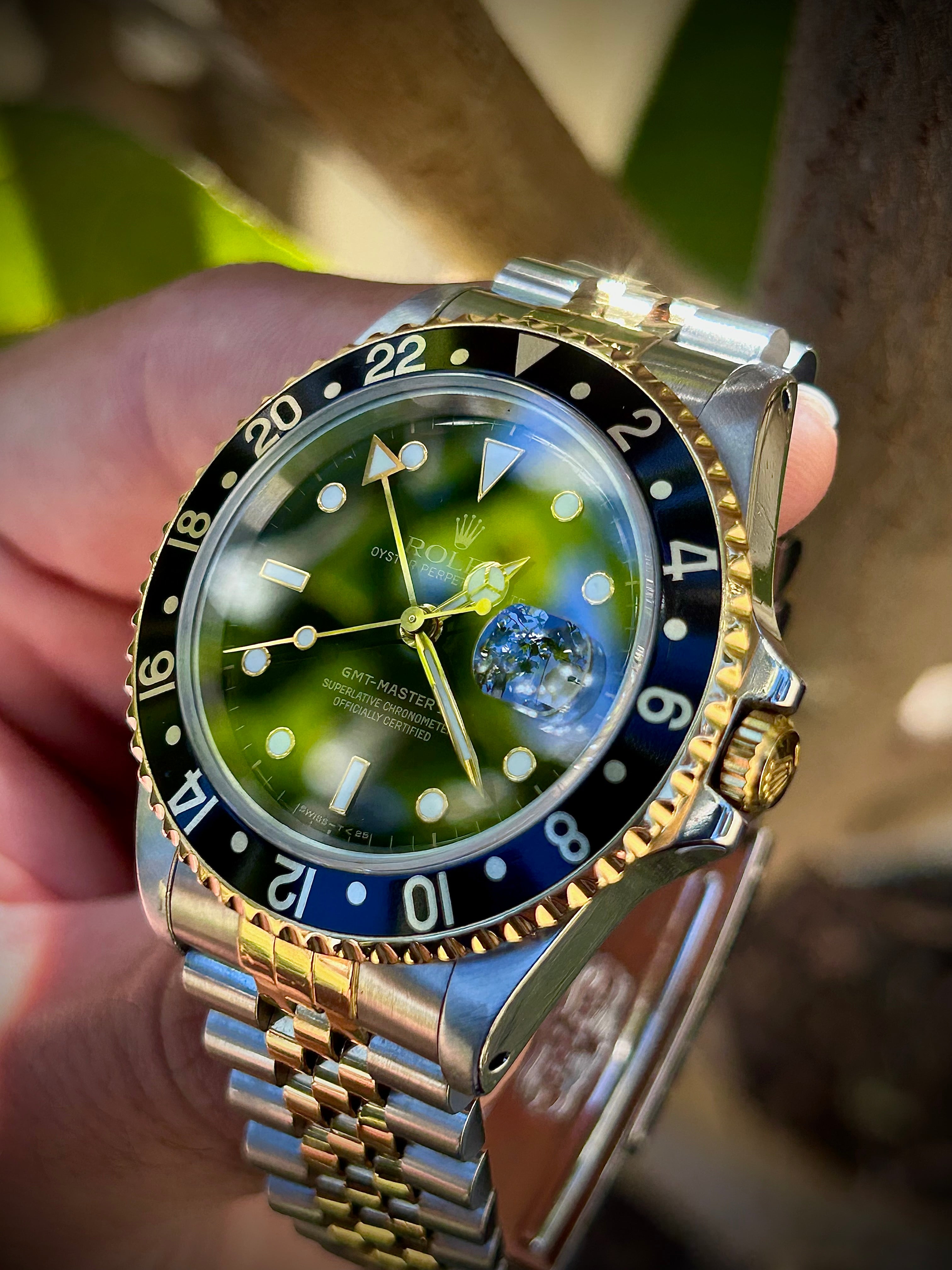 1995 ROLEX GMT MASTER II, 16713, INC GST