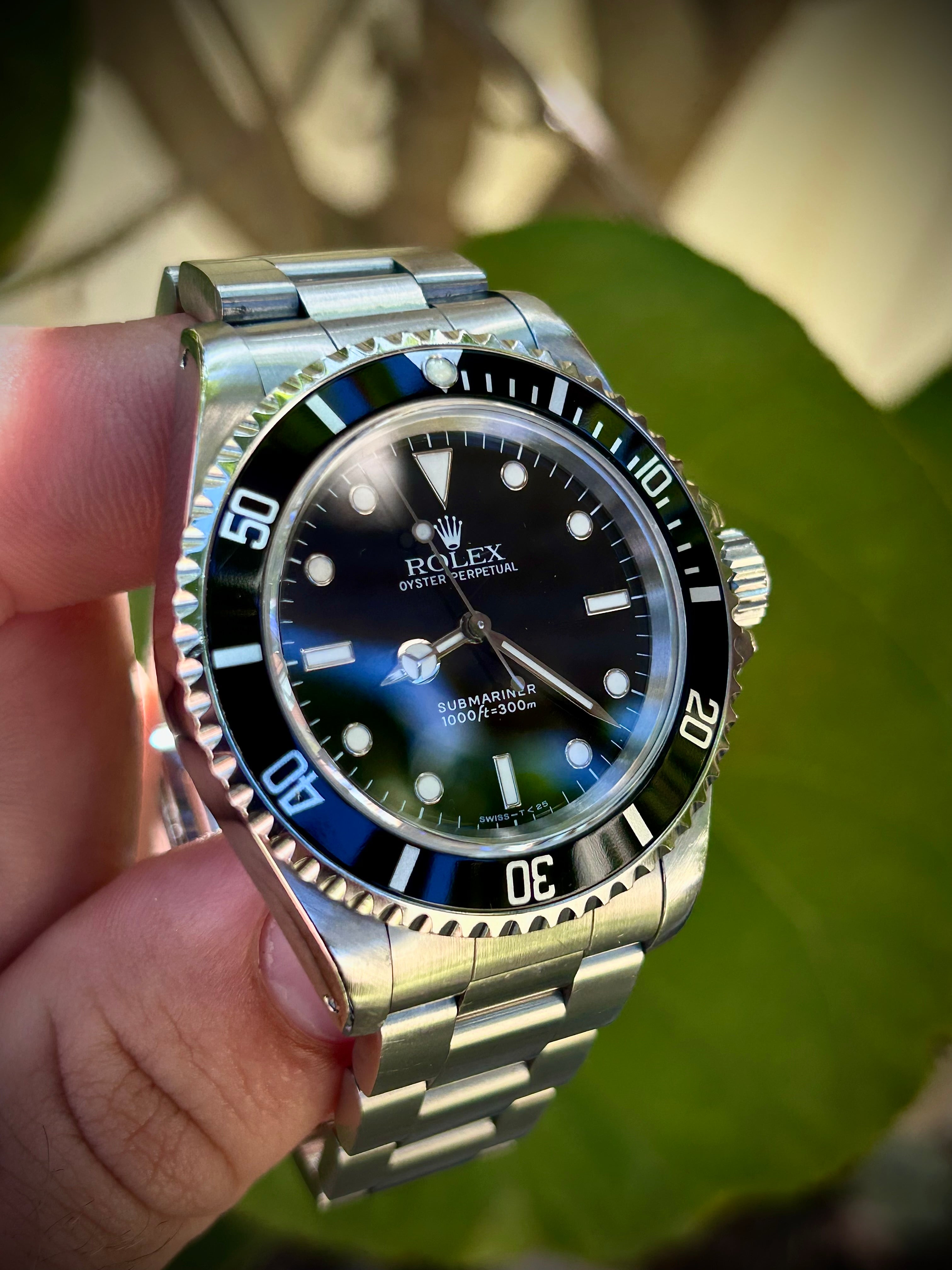 1996 ROLEX SUBMARINER NO-DATE, 14060, FULL COLLECTORS SET, INC GST