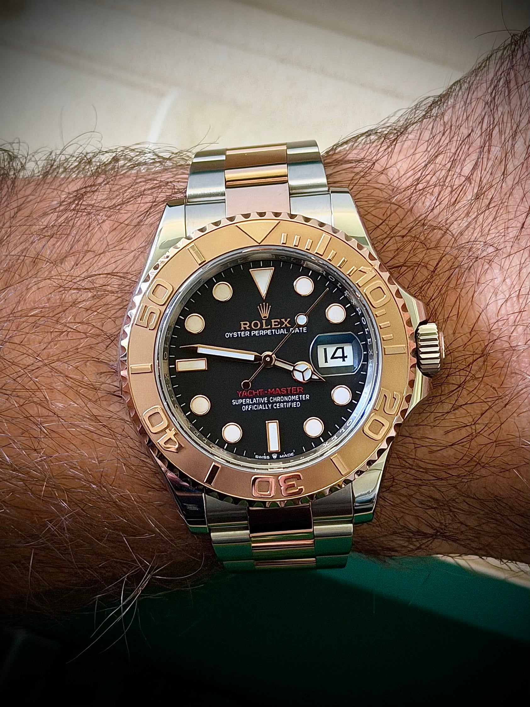 2022 ROLEX YACHT-MASTER 40, 126621, BLACK DIAL, BOX & PAPERS, INC GST