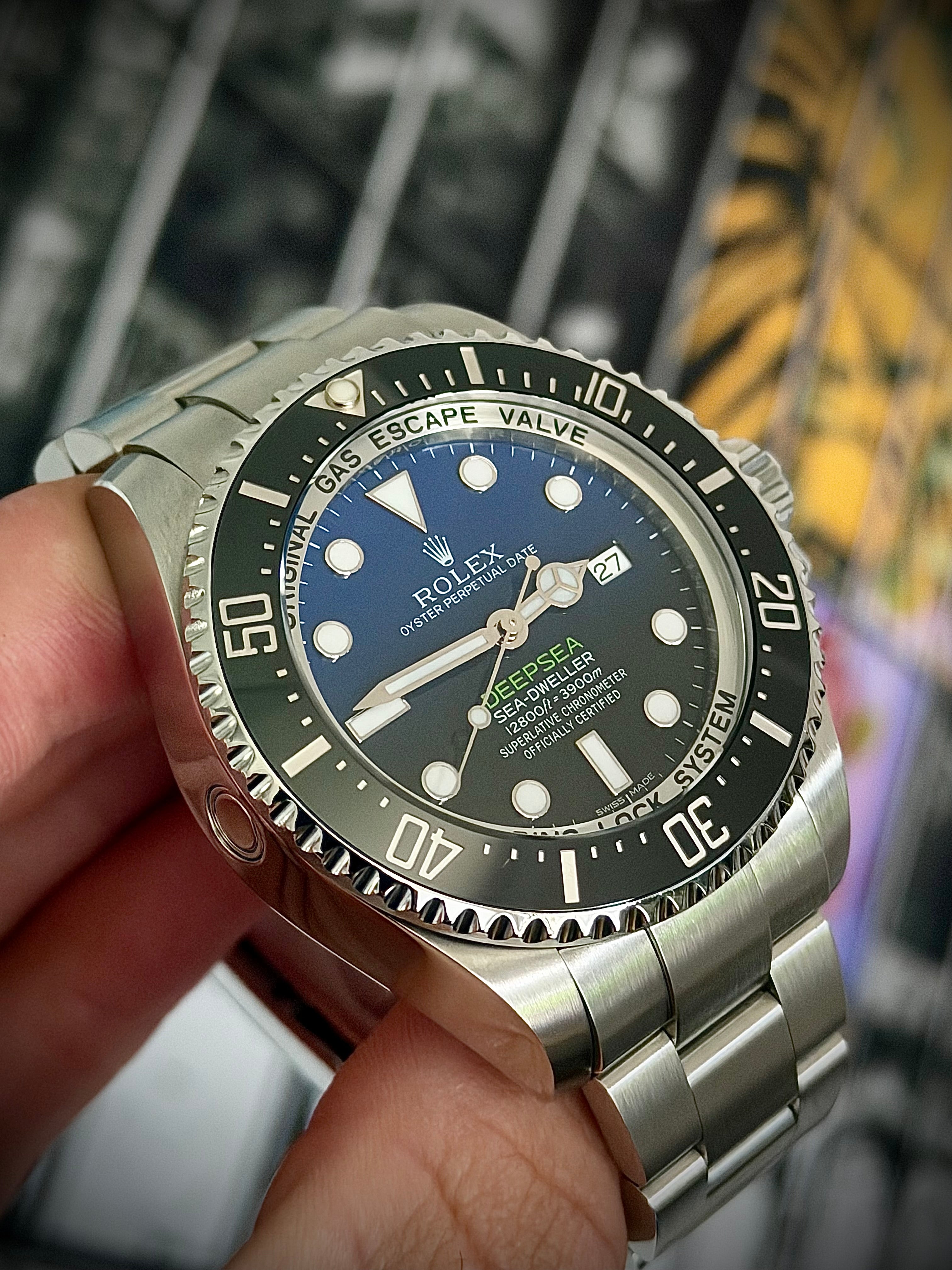2017 ROLEX SEA-DWELLER DEEPSEA “JAMES CAMERON”, 116660, BOX AND PAPERS, INC GST