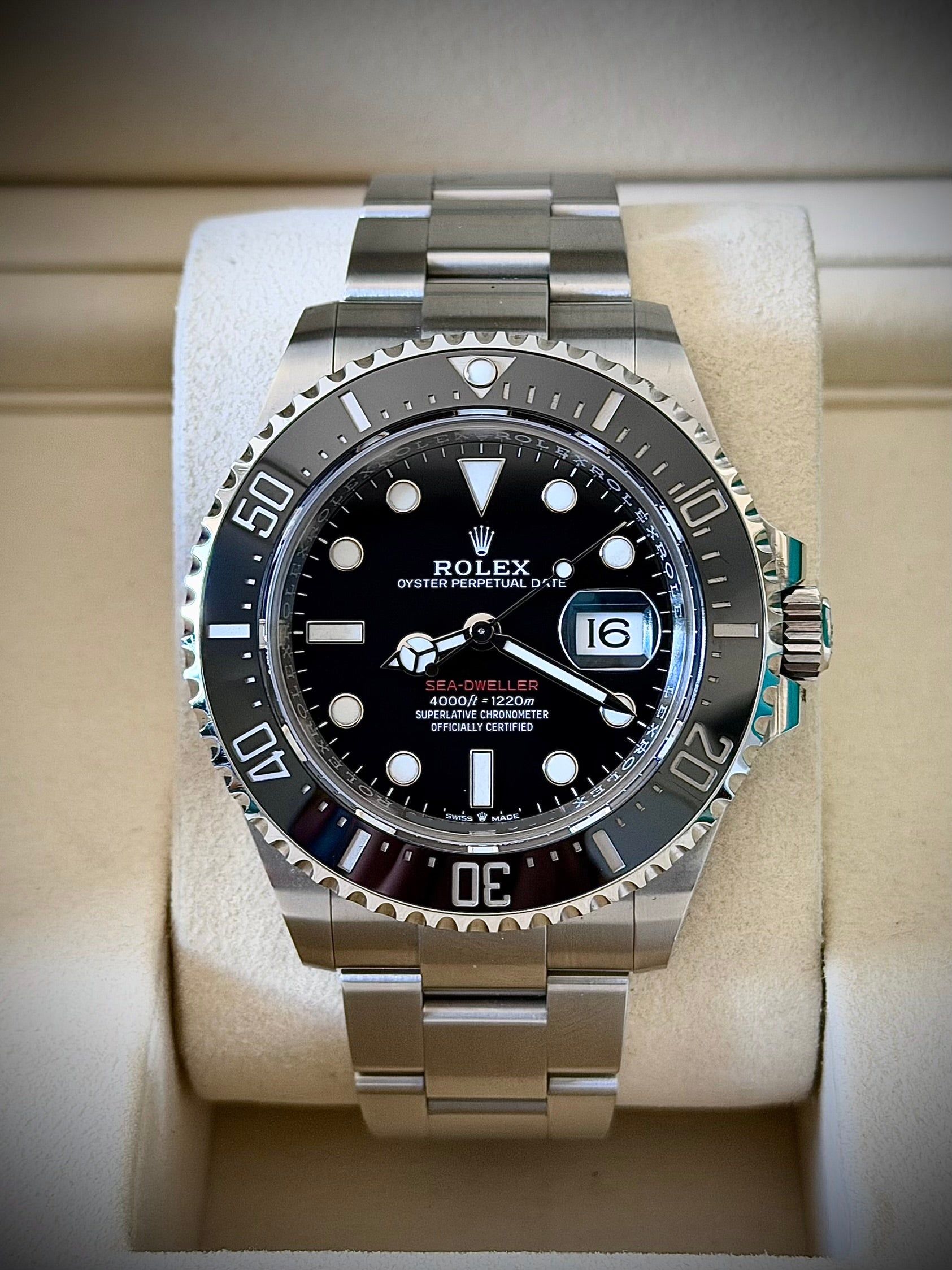 2025 ROLEX SEA DWELLER, SD43, 126600, FULL SET, INC GST