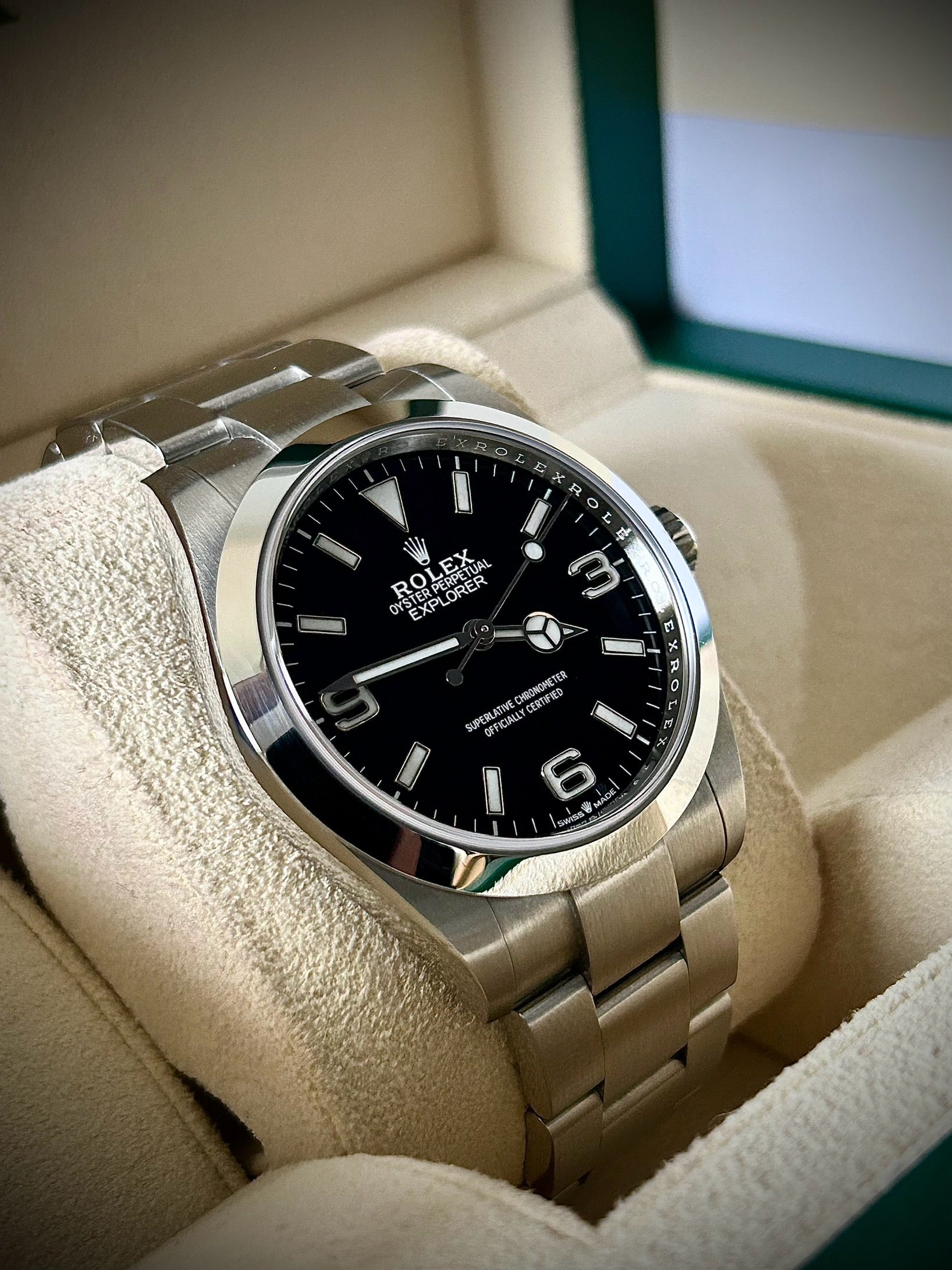 2024 ROLEX EXPLORER 40, 224270, FULL SET, INC GST
