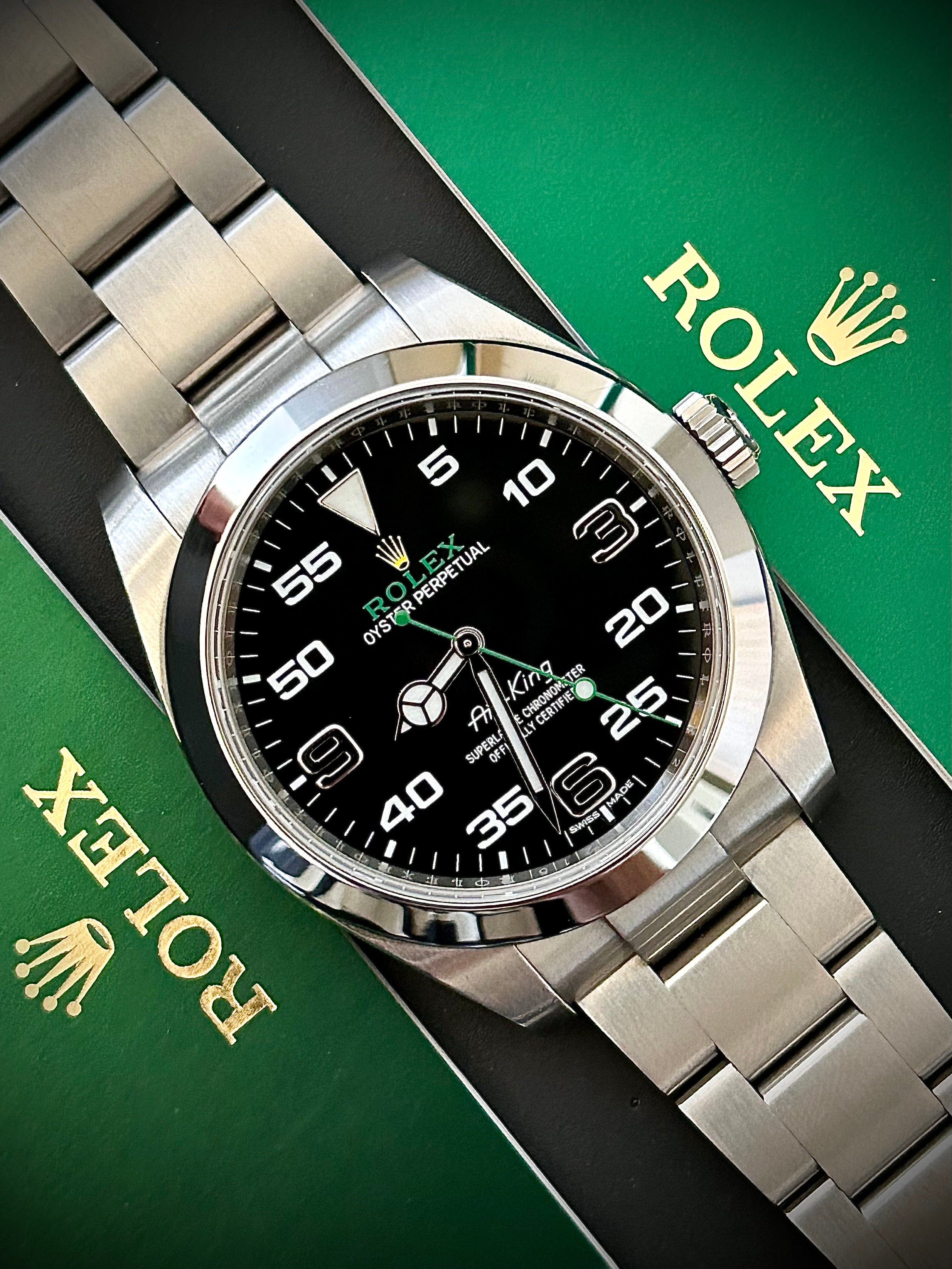 2017 ROLEX AIR KING, 116900, FULL SET, INC GST